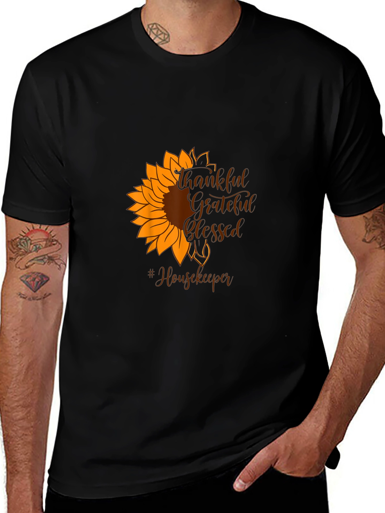 Variant 29 of Thankful Grateful Blessed Housekeeper T-Shirt