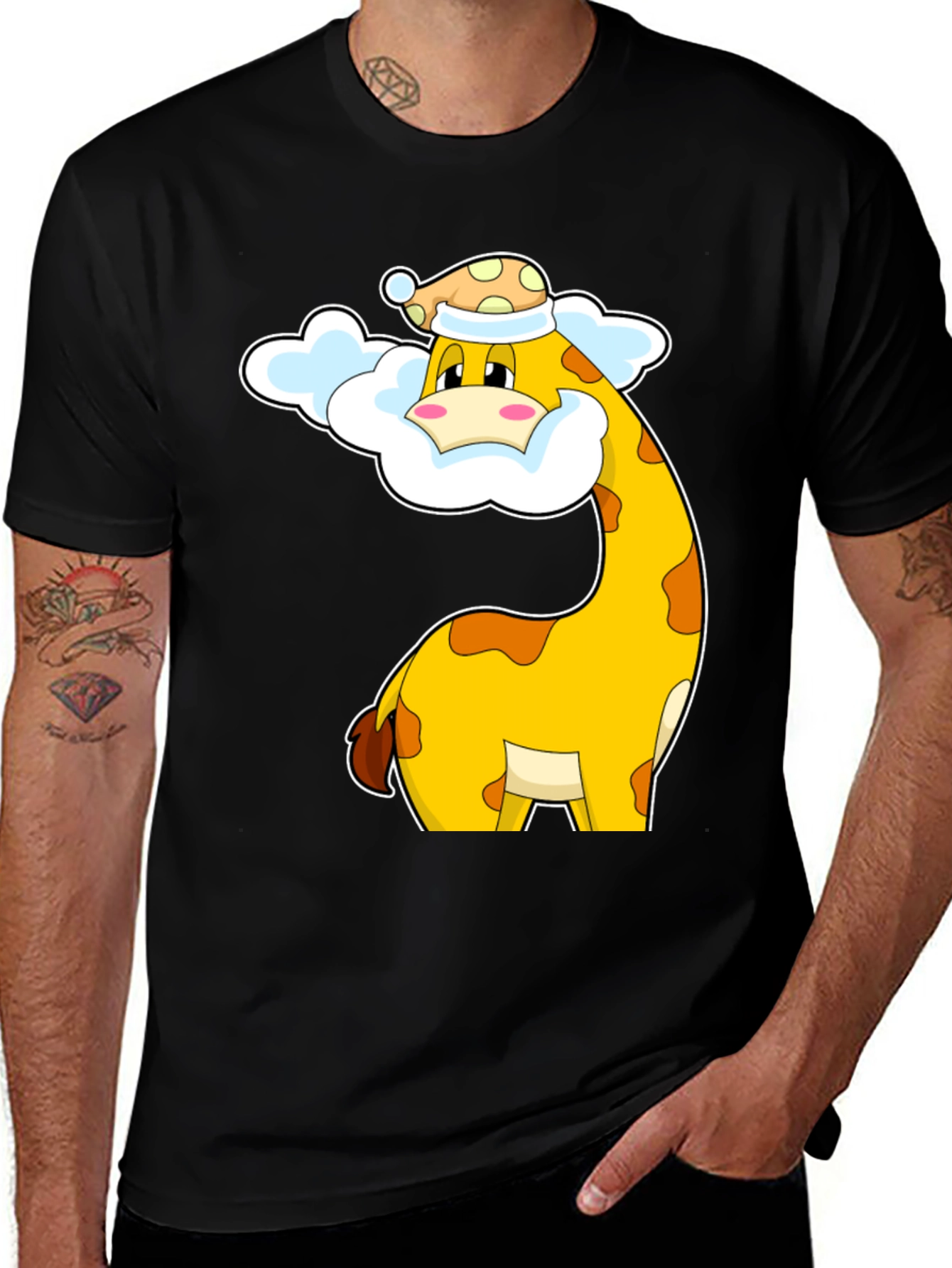 Variant 10 of Giraffe in Pajamas T-Shirt