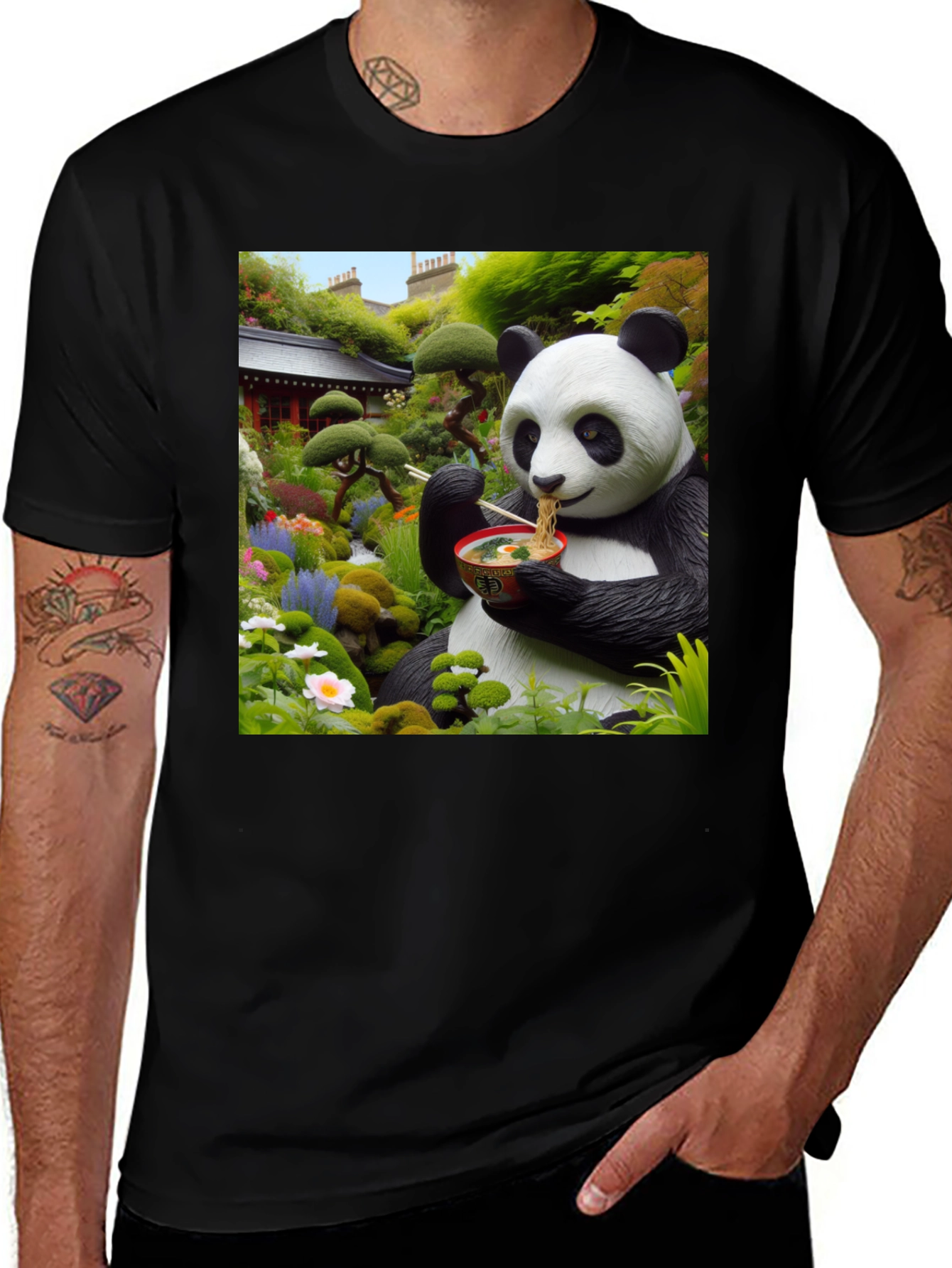 Variant 30 of Panda Ramen T-Shirt