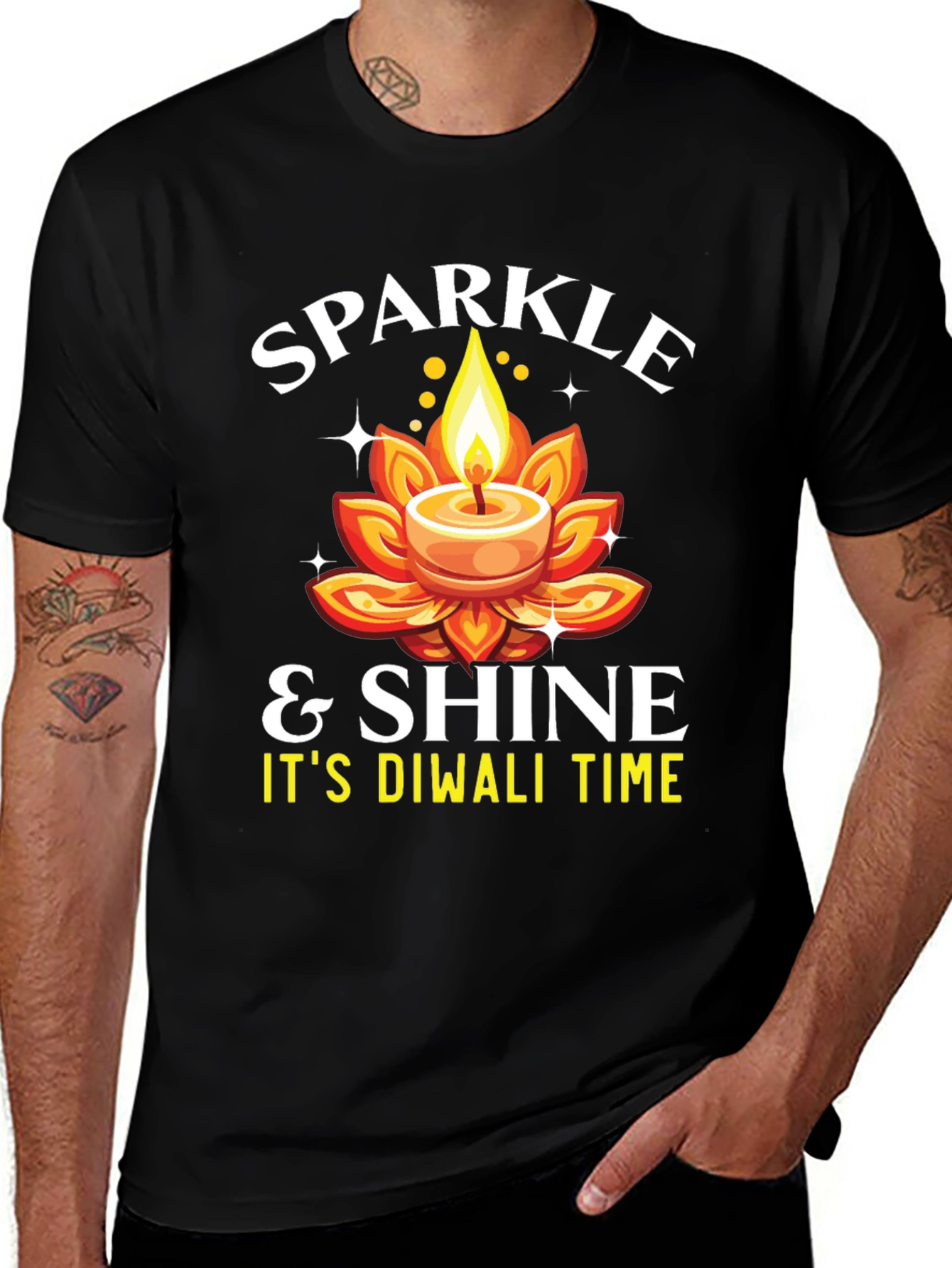 Sparkle & Shine Diwali Time T-Shirt