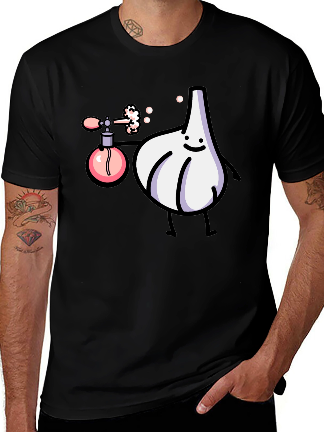 Variant 6 of Garlic Perfume Cartoon Graphic T-Shirt