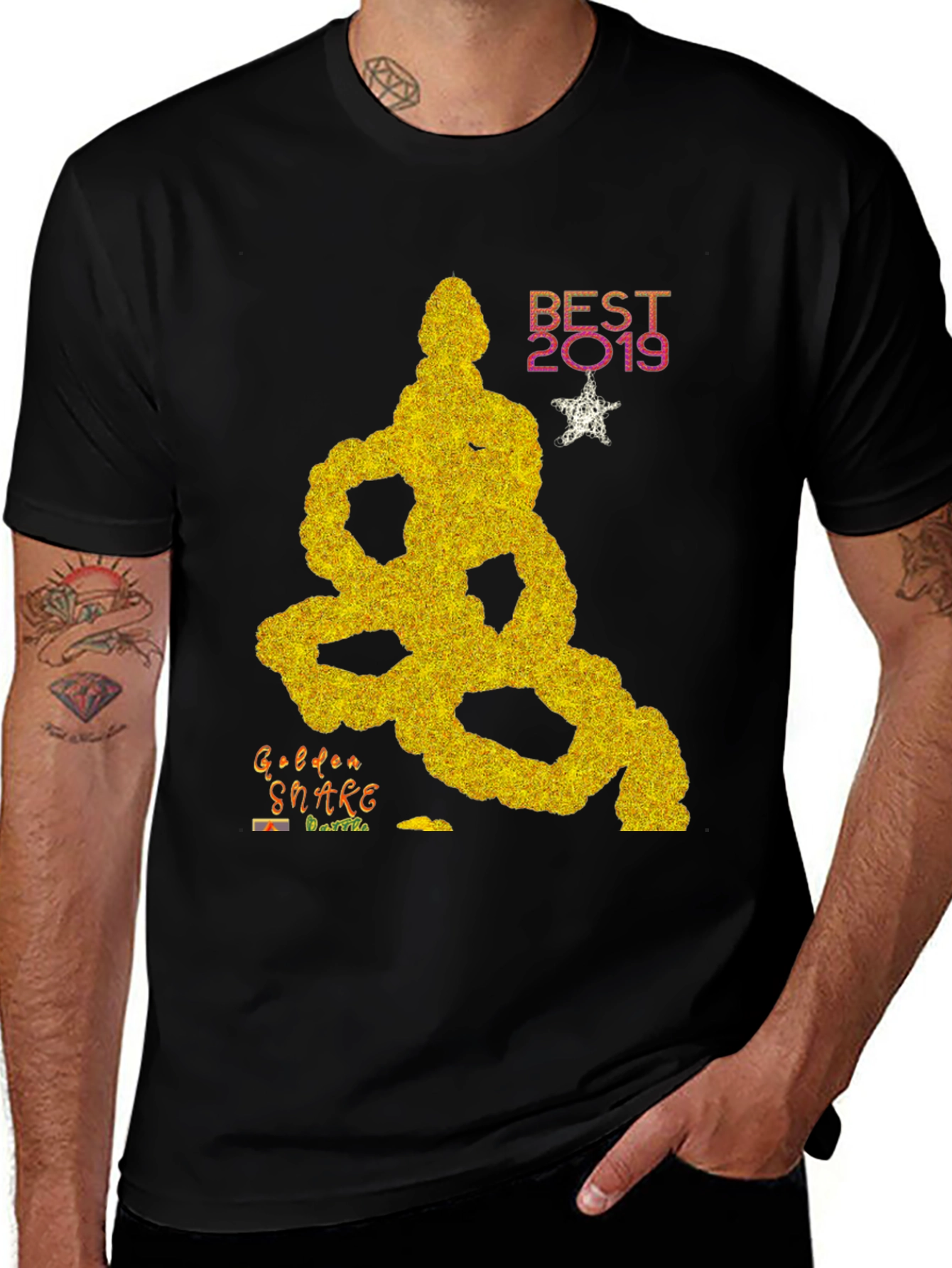 Variant 26 of Golden Snake Graphic Tee - Best of 2019