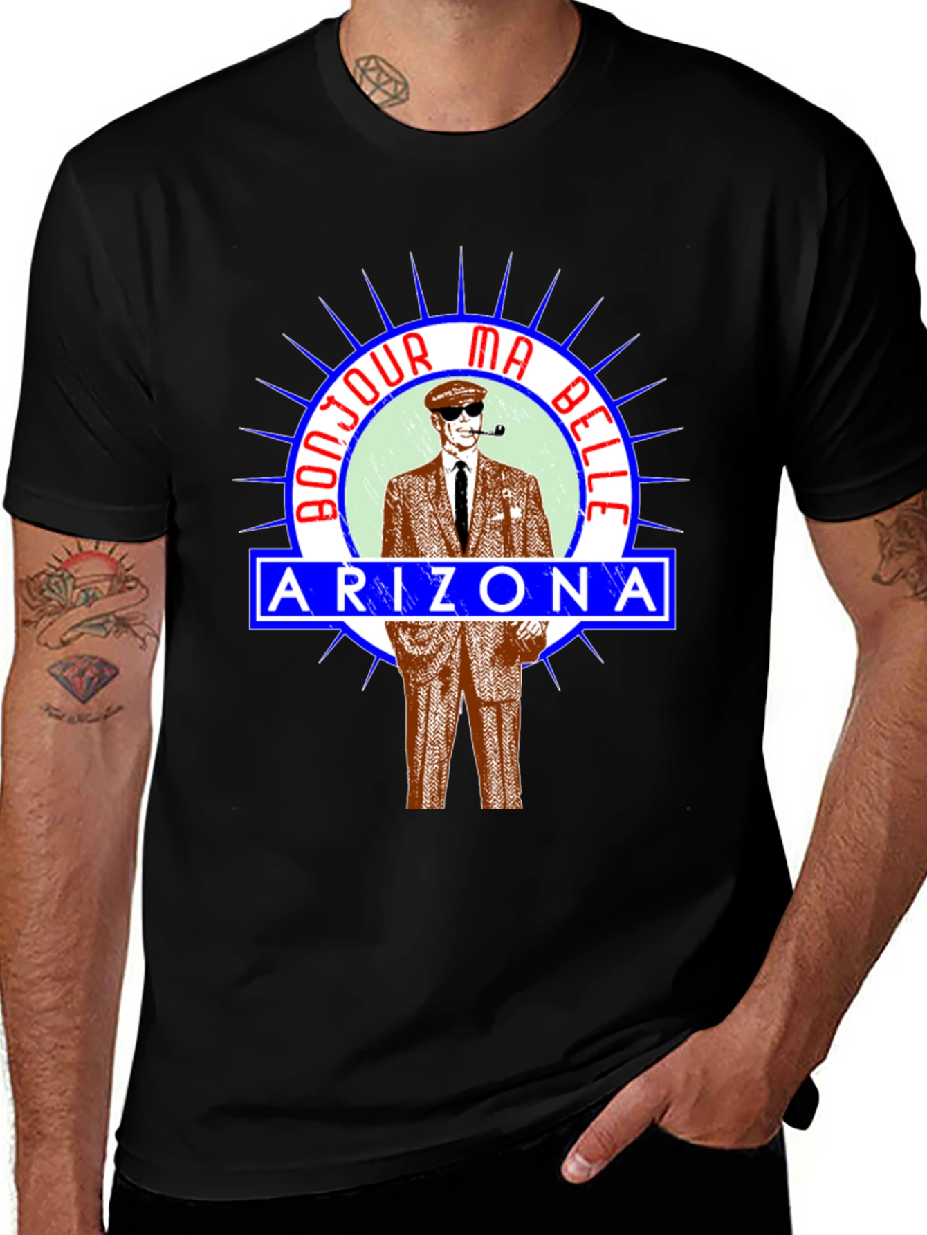 Arizona Bonjour T-Shirt - Vintage Design Tee