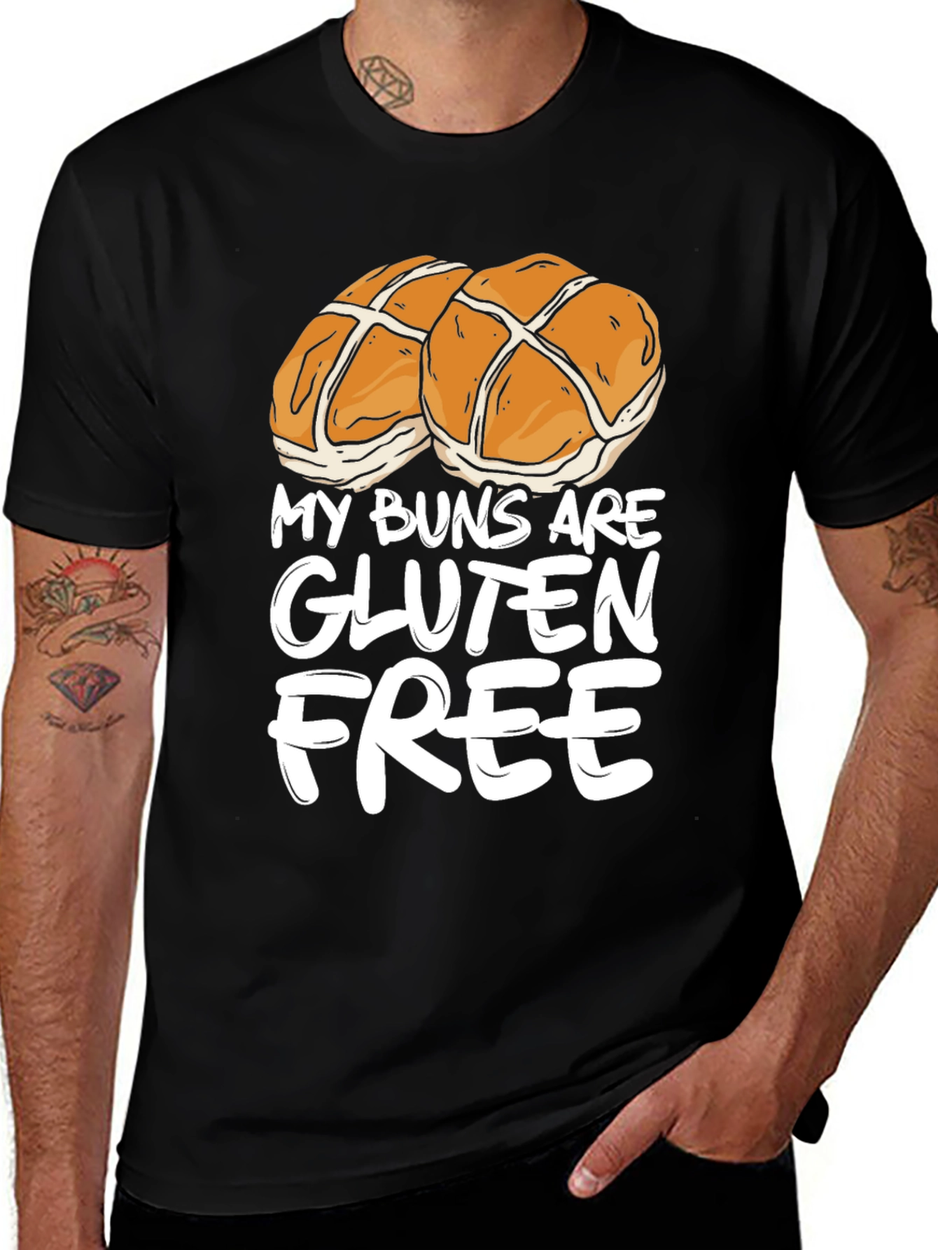 Variant 30 of Gluten Free Buns Graphic Tee