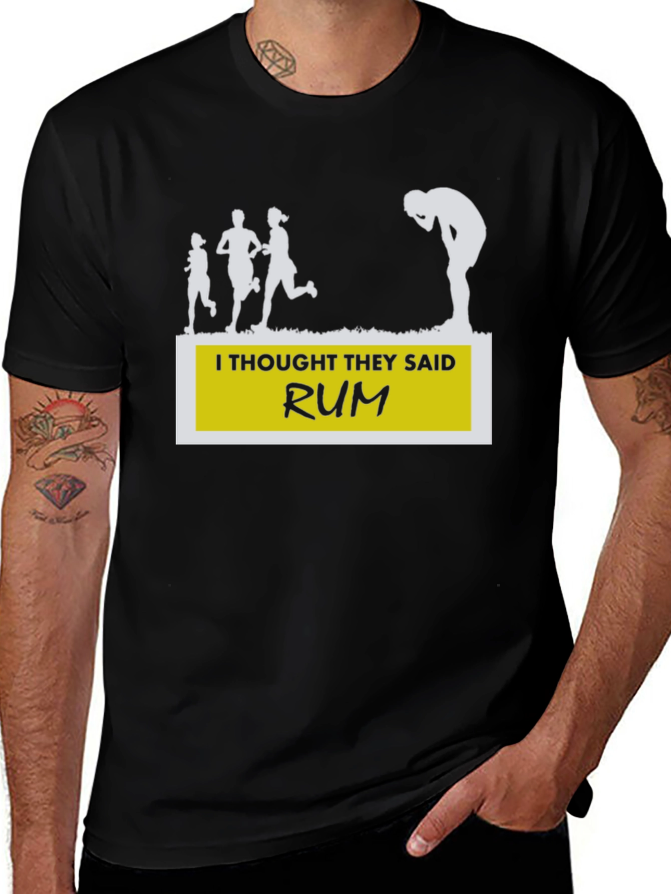 Variant 10 of Funny Running Rum T-Shirt 