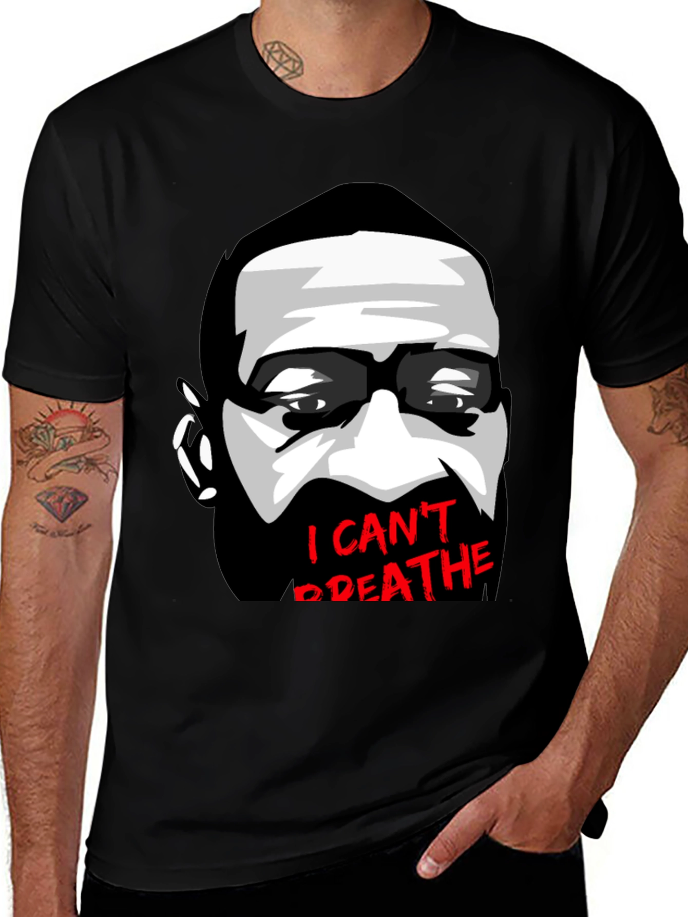 Variant 17 of Statement T-Shirt - "I Can't Breathe"
