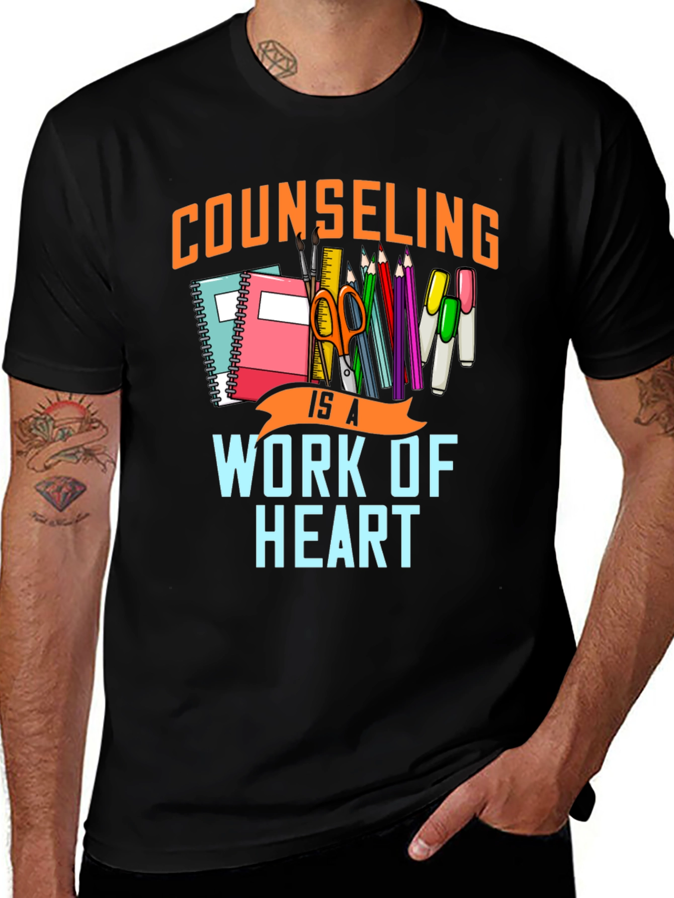 Variant 25 of Counseling is a Work of Heart Graphic Tee