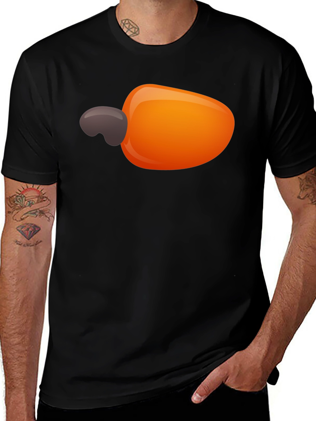 Variant 8 of Cashew Nut Graphic Tee - Unique Foodie Shirt