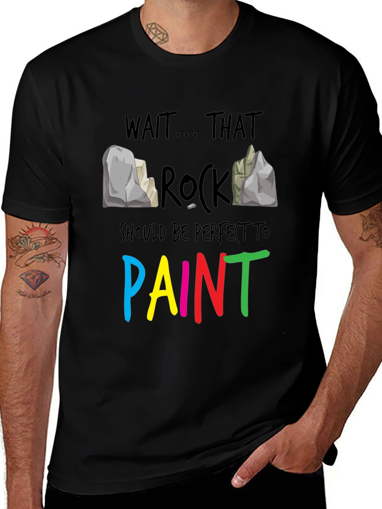 Variant 25 of Rock Painting T-Shirt - Perfect Gift for Artists