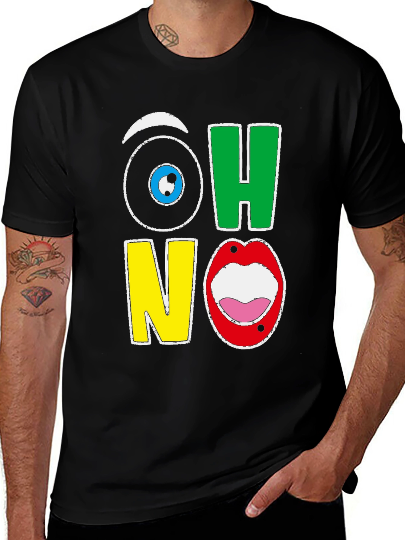 Variant 8 of Oh No! Graphic Tee - Quirky T-Shirt