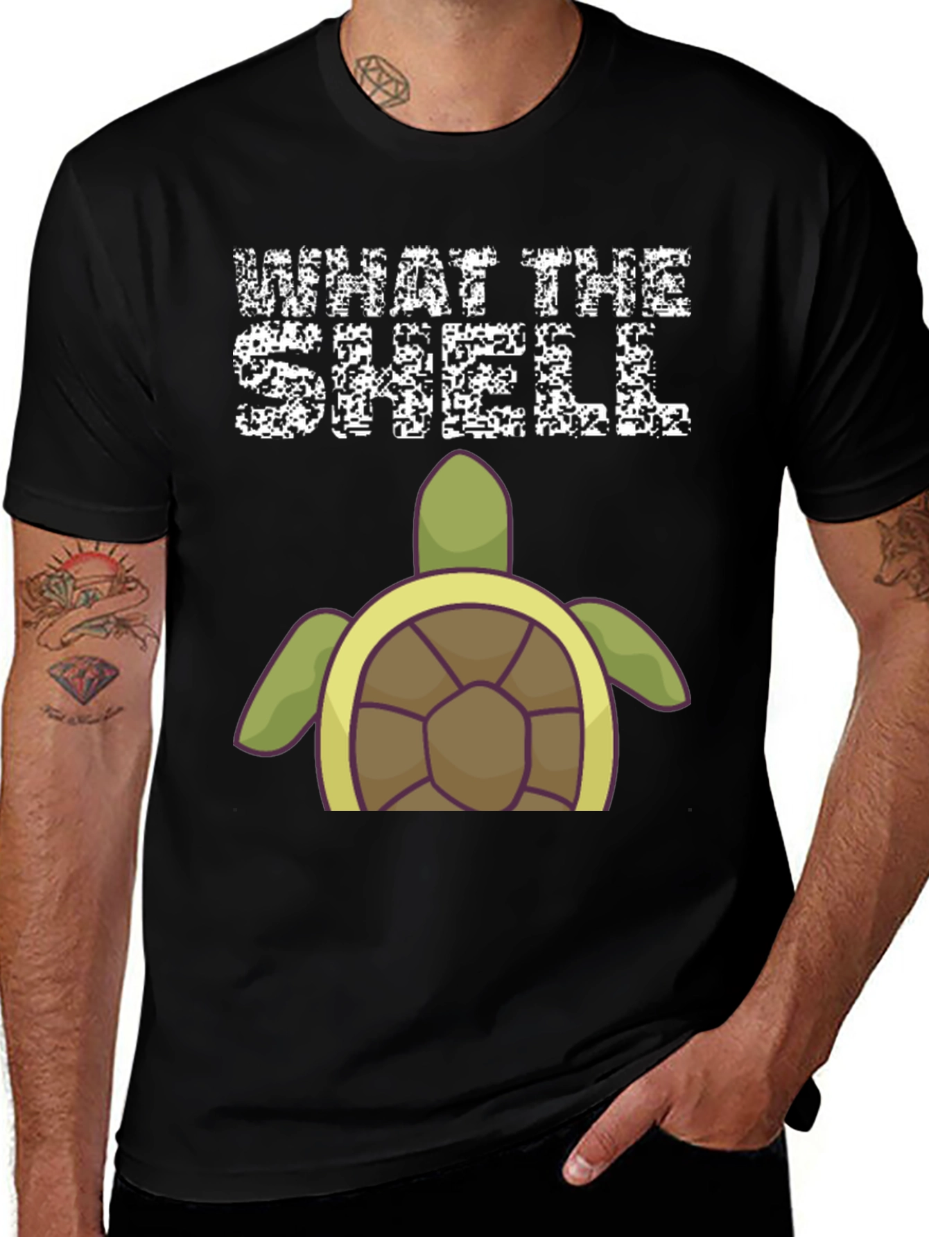 Variant 18 of What the Shell Turtle T-Shirt