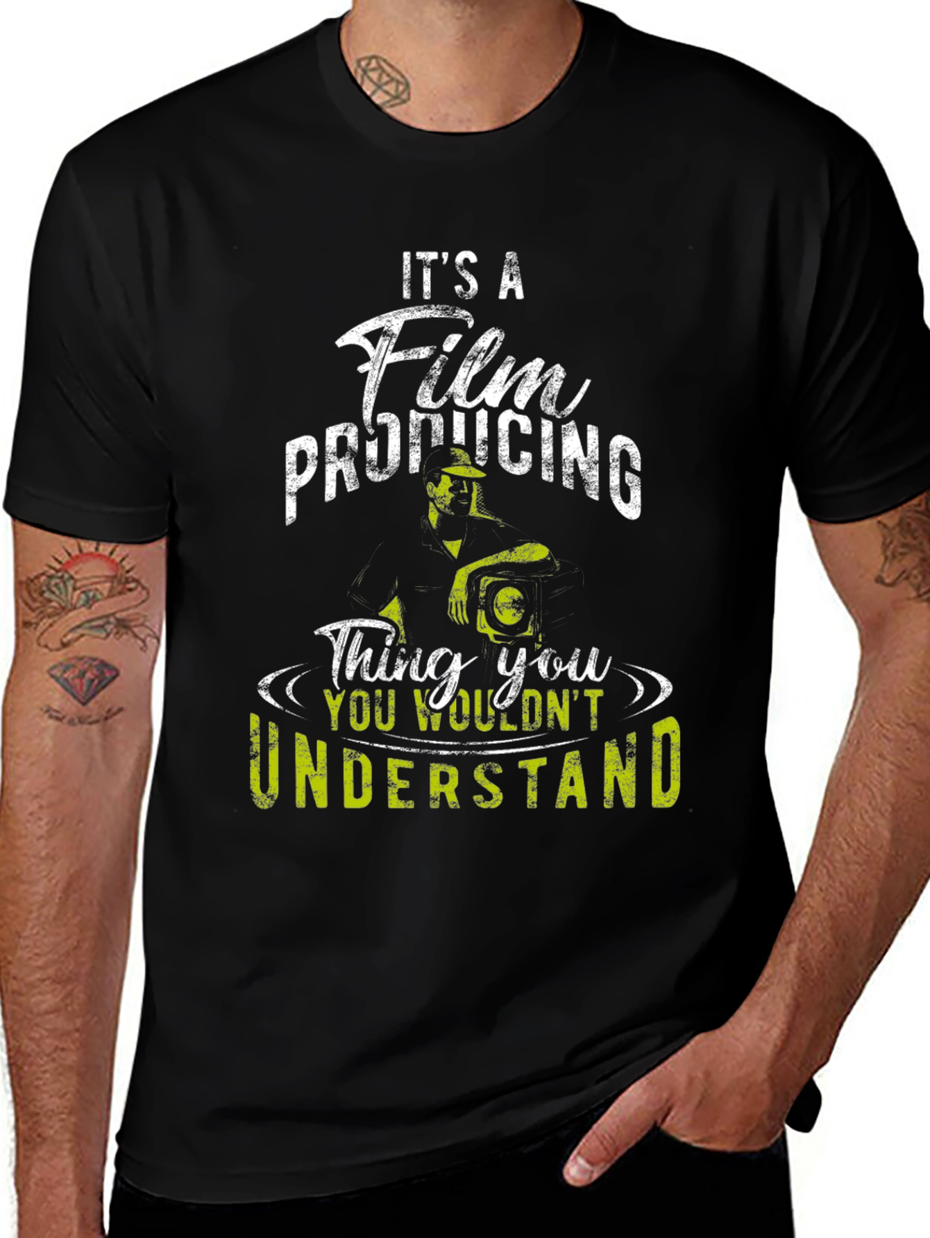 Black Film Producing T-Shirt - You Wouldn't Understand main image