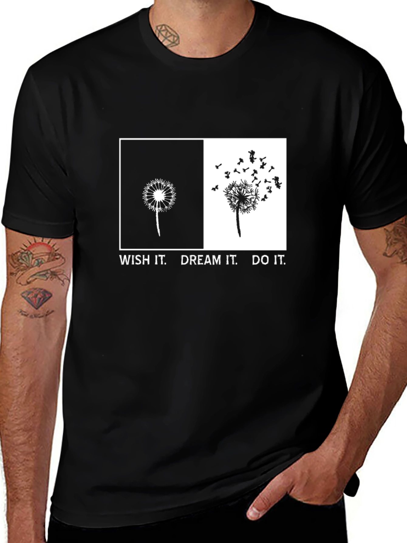 Variant 29 of Wish, Dream, Do It Dandelion T-Shirt