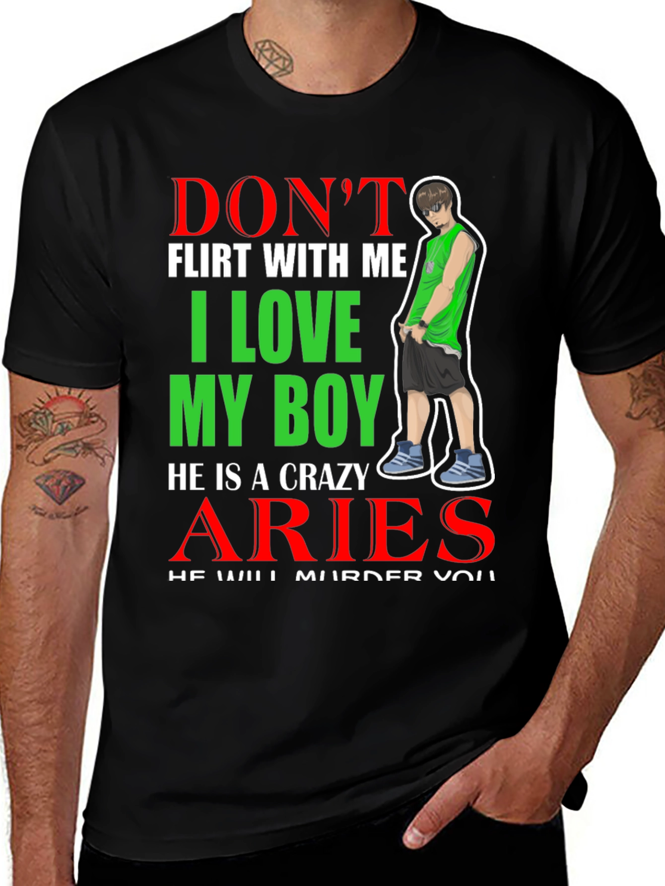 Don't Flirt With Me Aries T-Shirt