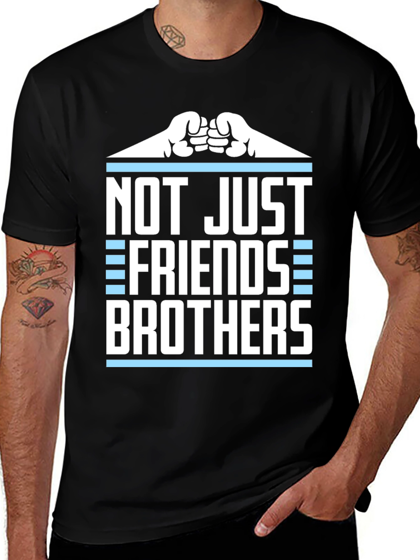 Variant 20 of Not Just Friends Brothers T-Shirt