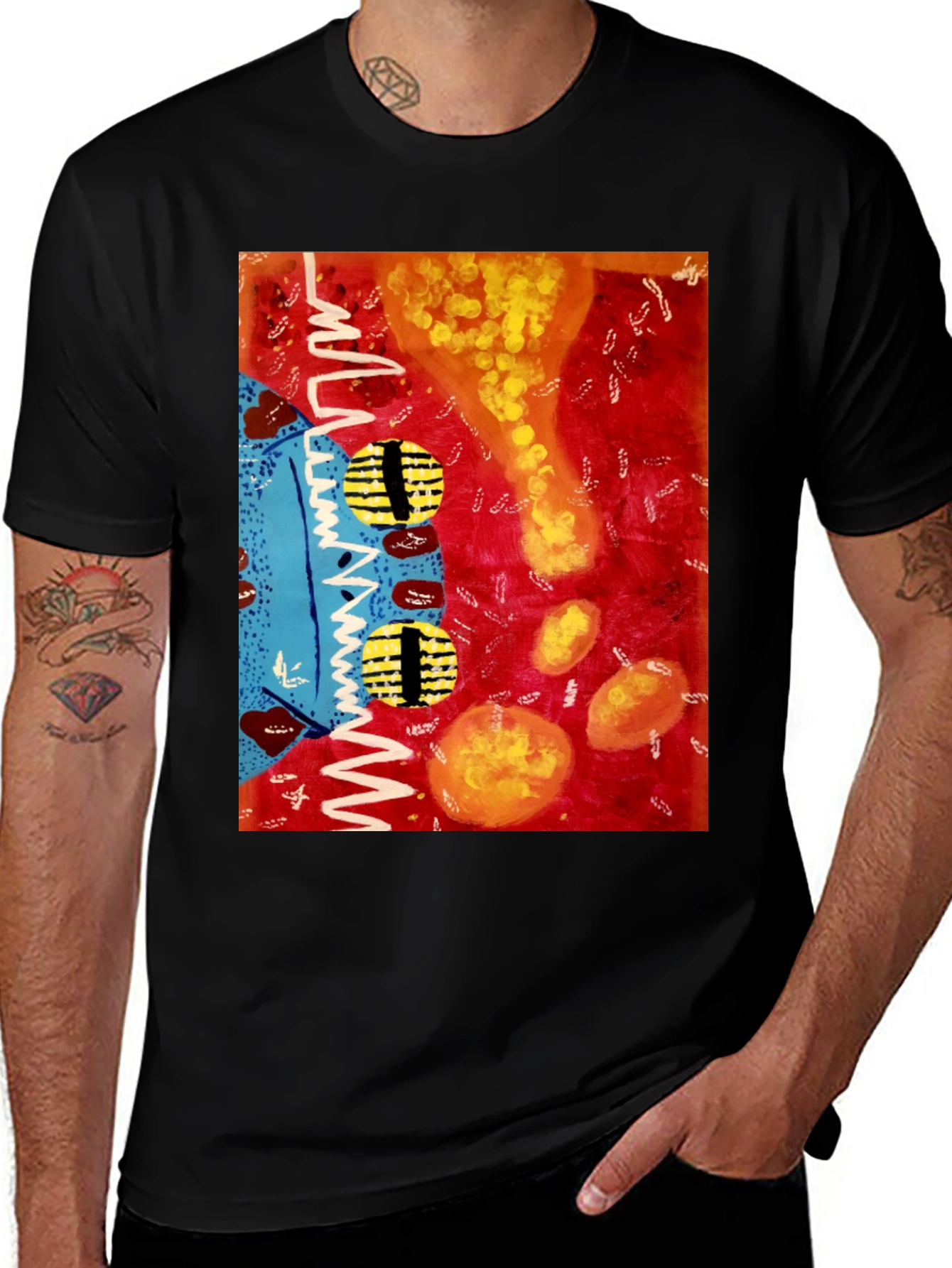Variant 23 of Abstract Art Tee - Bold & Unique Design