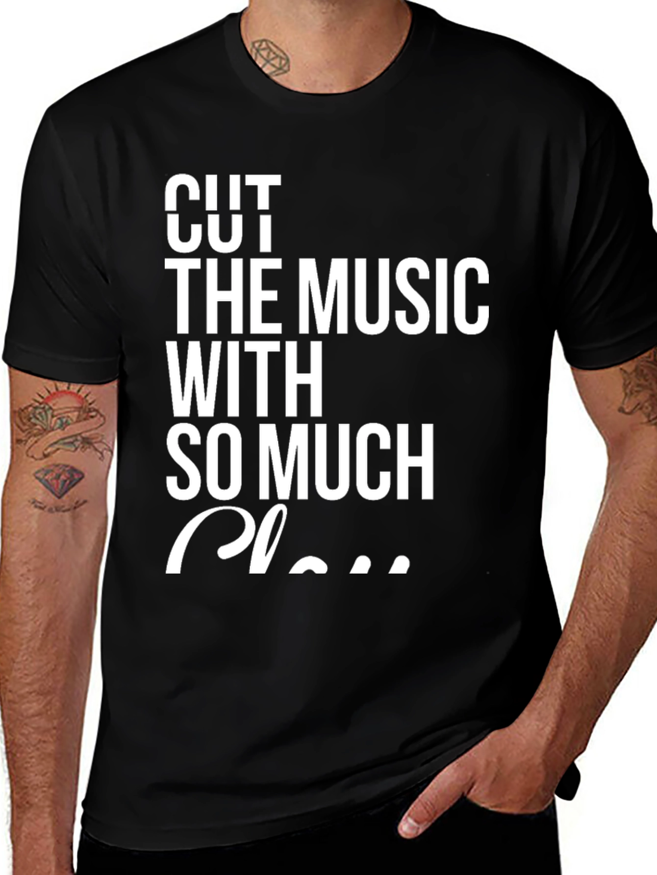 Variant 16 of Cut The Music T-Shirt