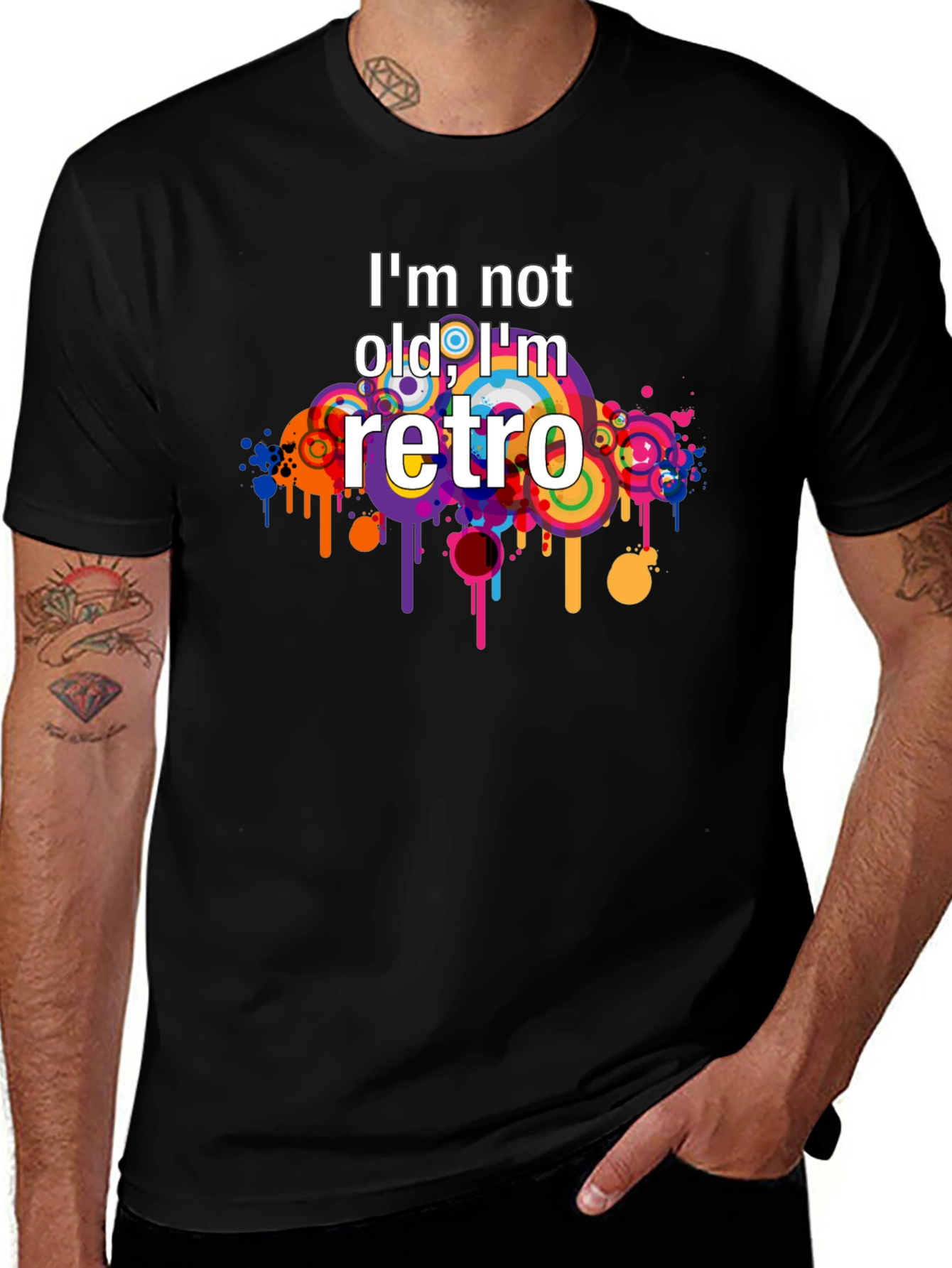 Variant 14 of Retro Style Graphic Tee - I'm Not Old, I'm Retro T-Shirt