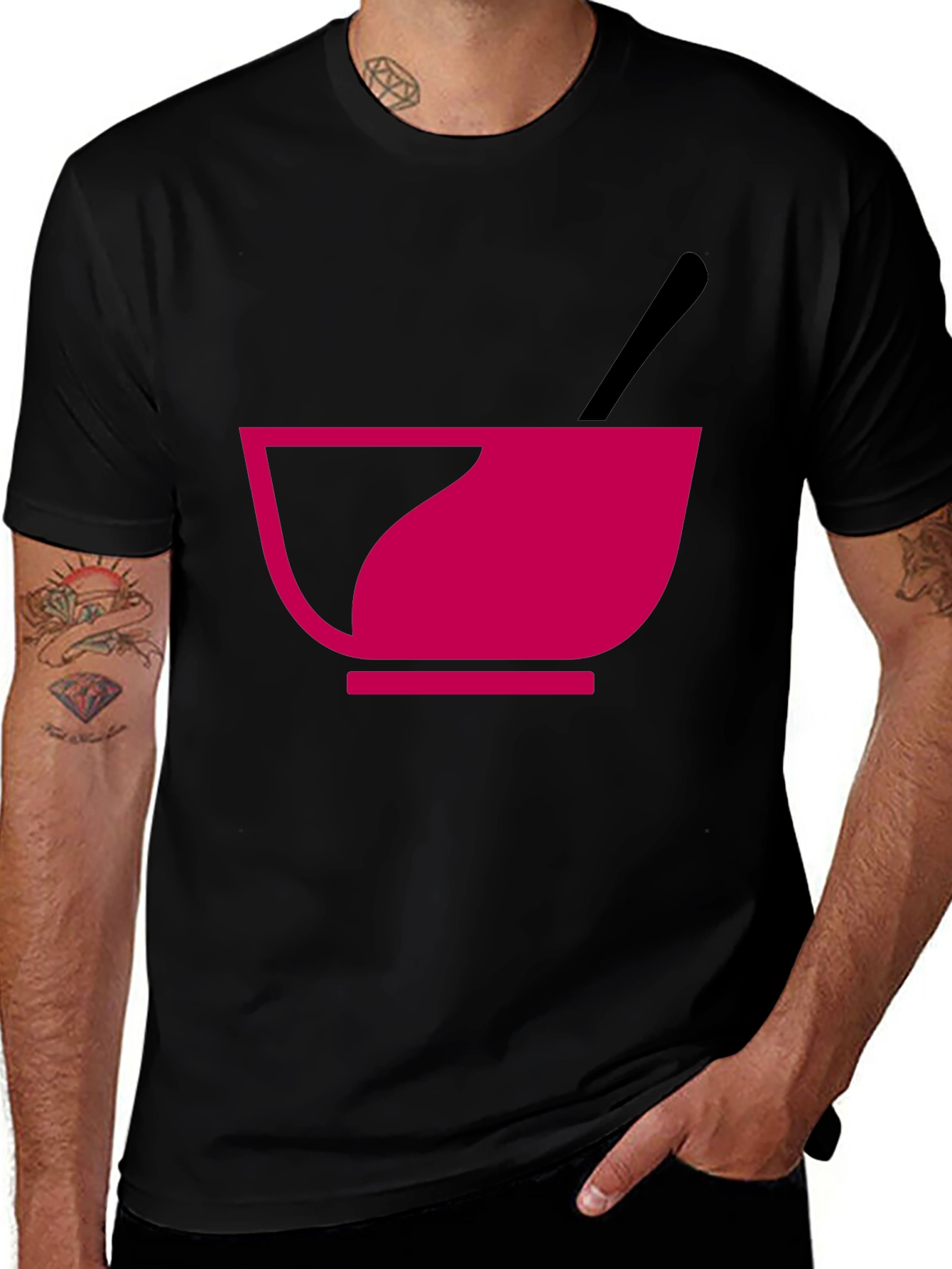 Variant 27 of Bowl of Soup Graphic Tee - Unique Design