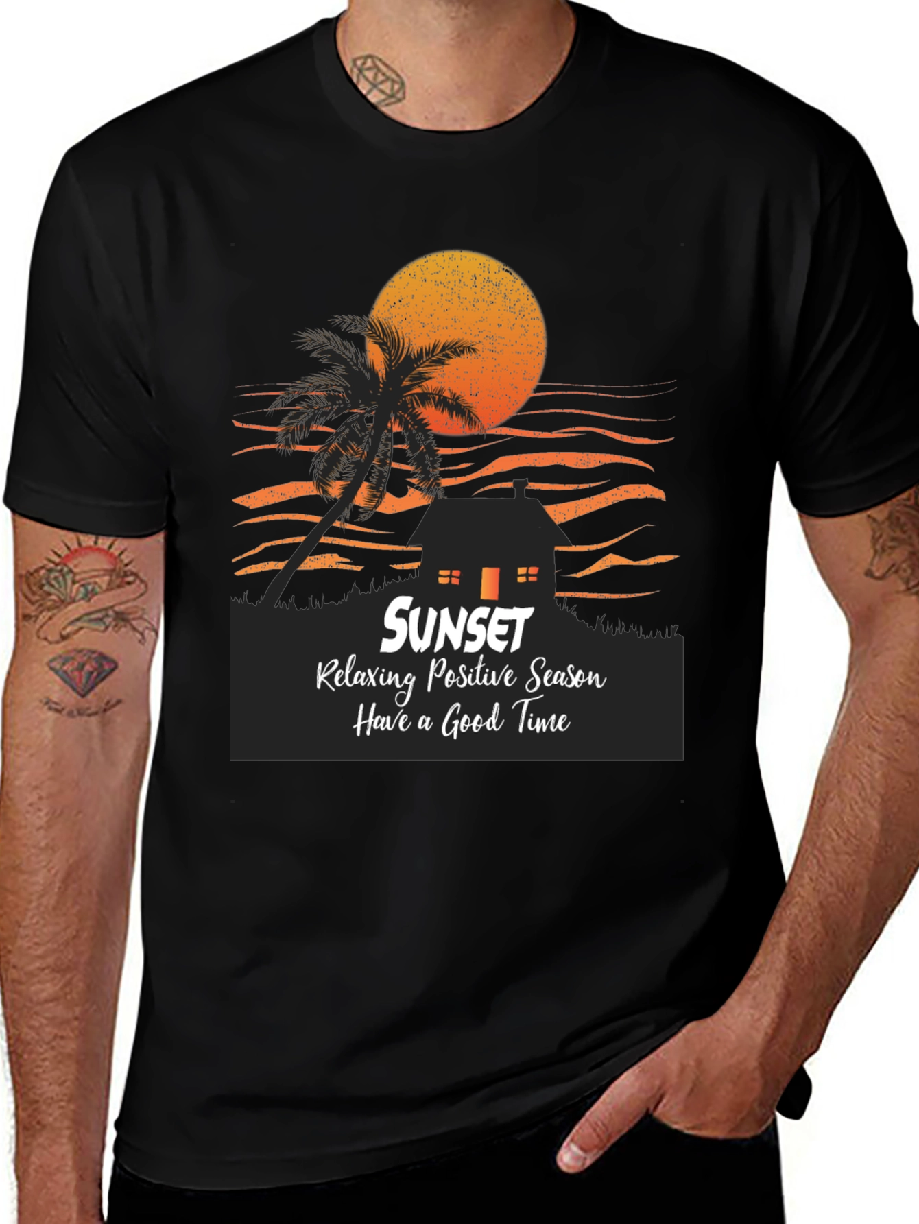 Variant 5 of Sunset Vibes Graphic Tee