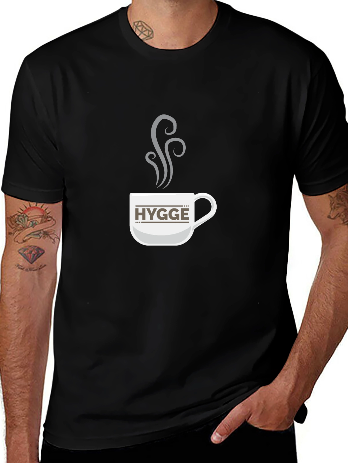 Hygge Coffee T-Shirt - Cozy Vibes