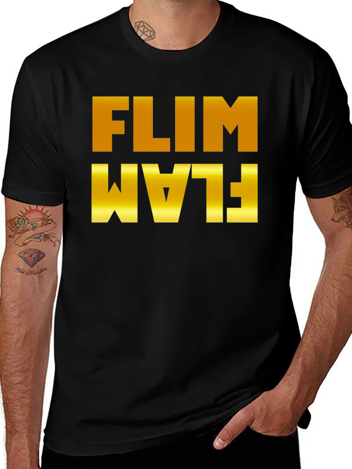 Variant 9 of Flim Flam Graphic Tee - Retro Humor T-Shirt