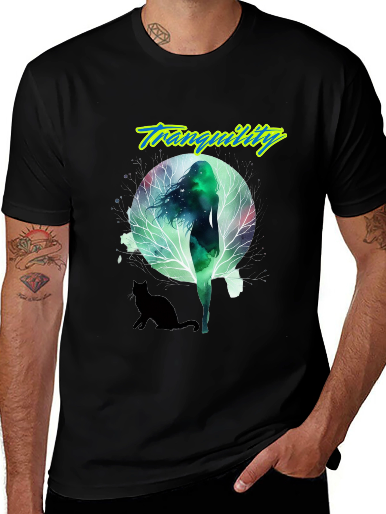 Variant 15 of Tranquility Graphic T-Shirt - Unisex