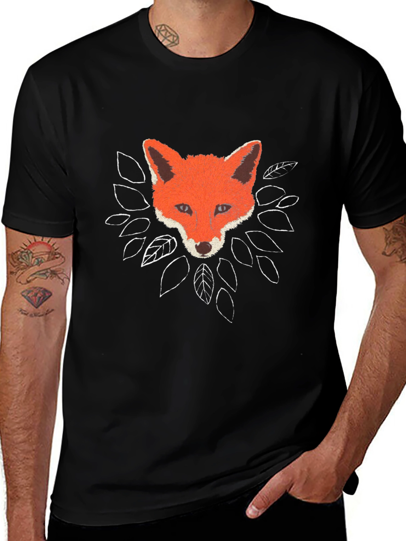 Variant 5 of Fox Graphic Tee - Stylish Unisex T-Shirt
