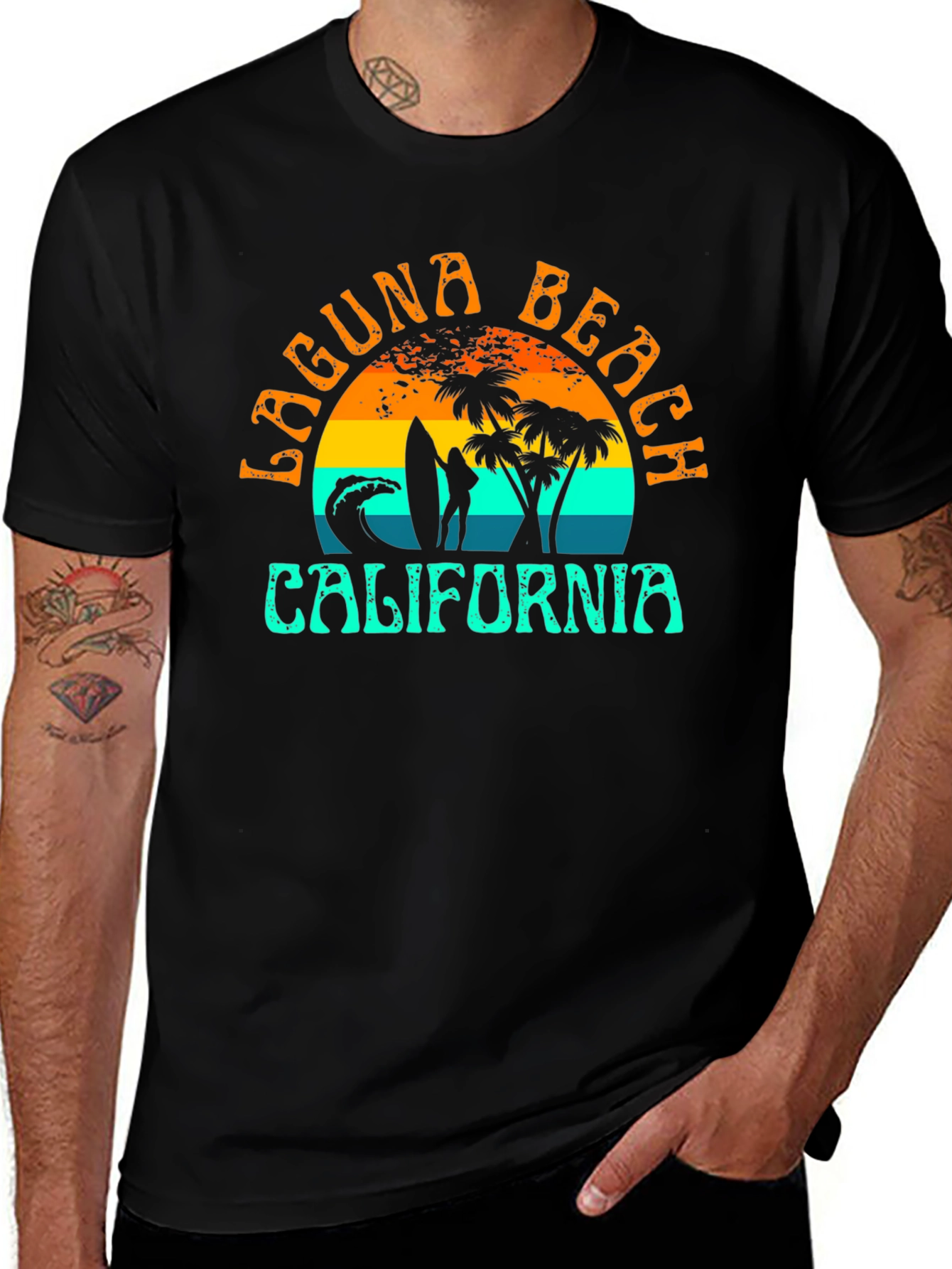 Laguna Beach California Graphic T-Shirt