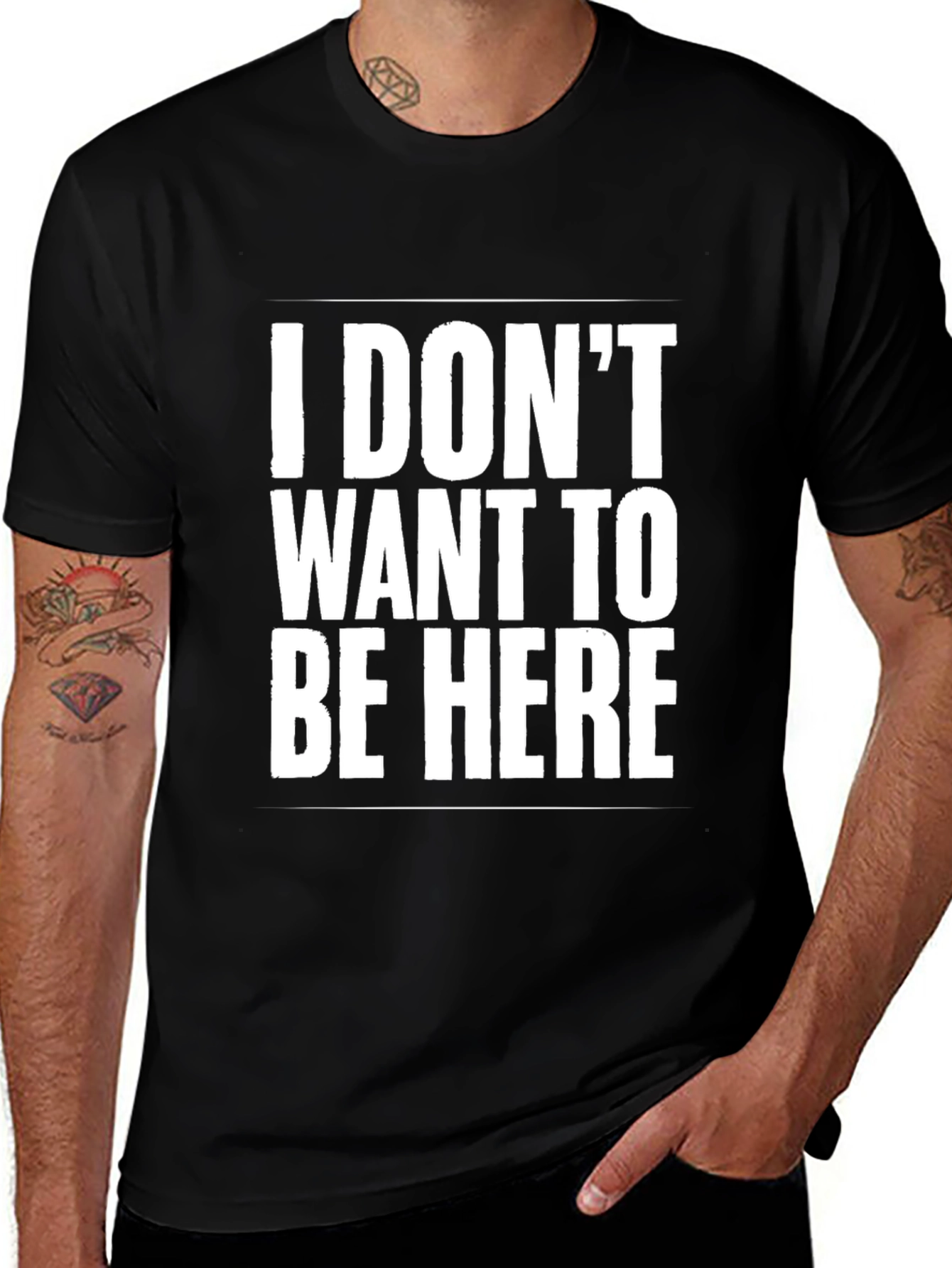 I Don't Want To Be Here Graphic Tee