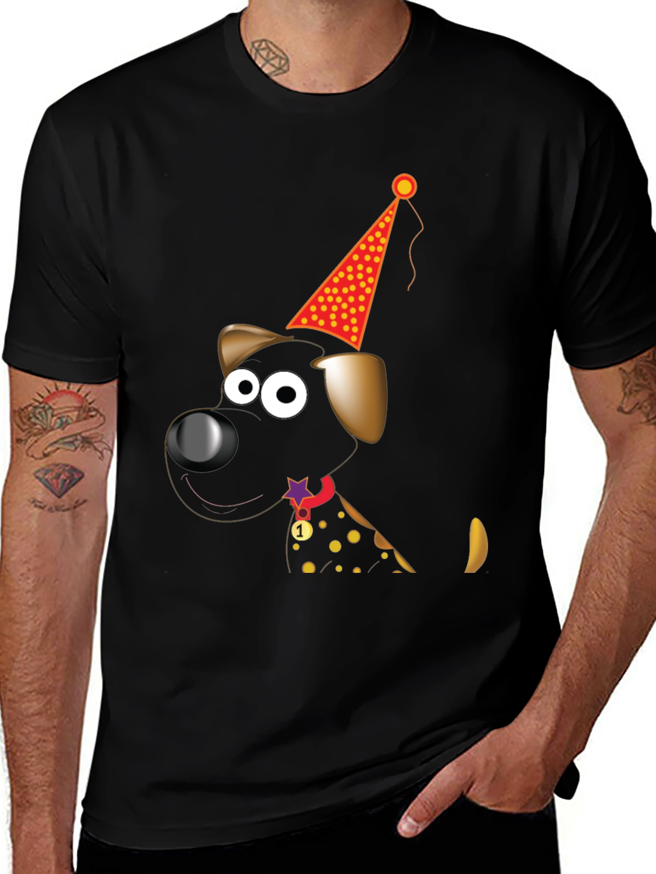 Variant 12 of Party Dog Graphic Tee