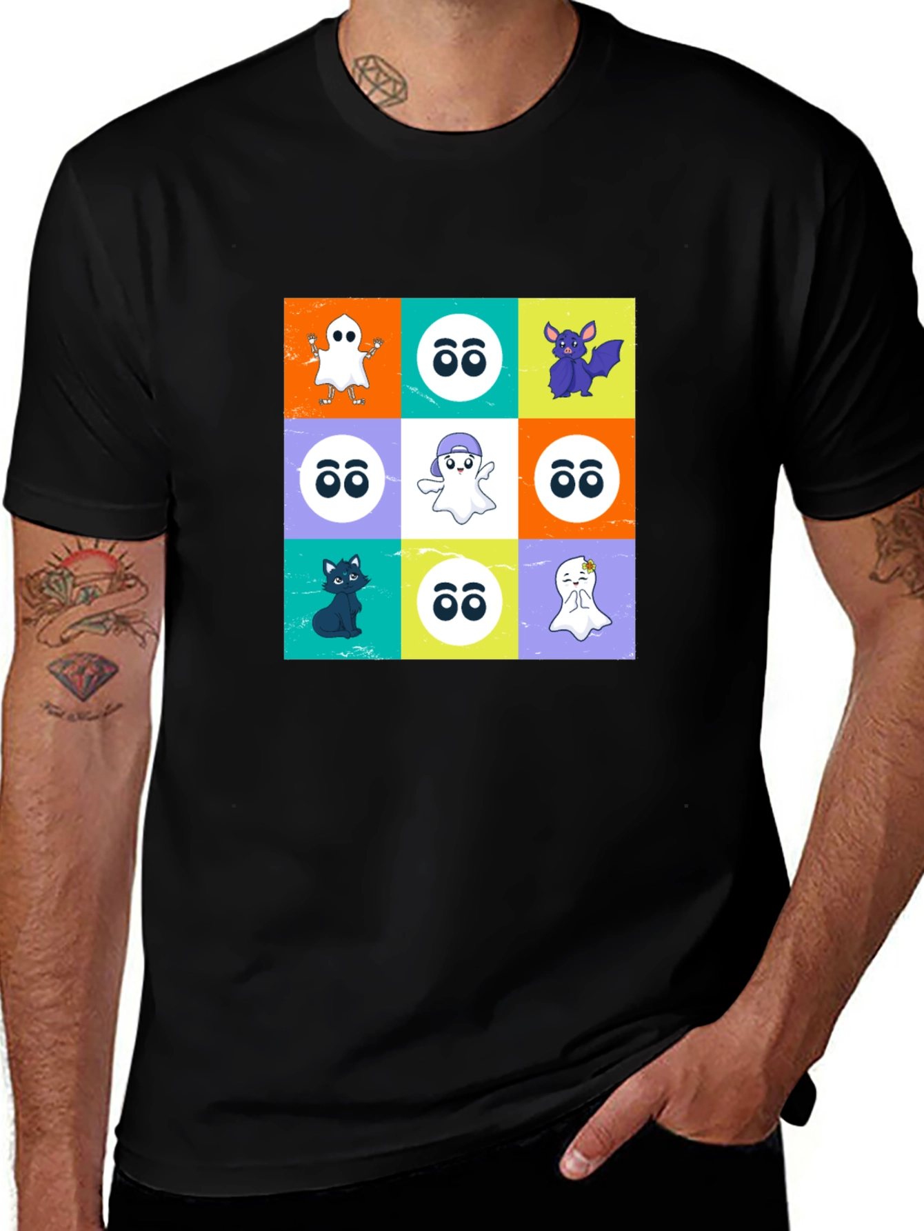 Halloween Character Graphic Tee