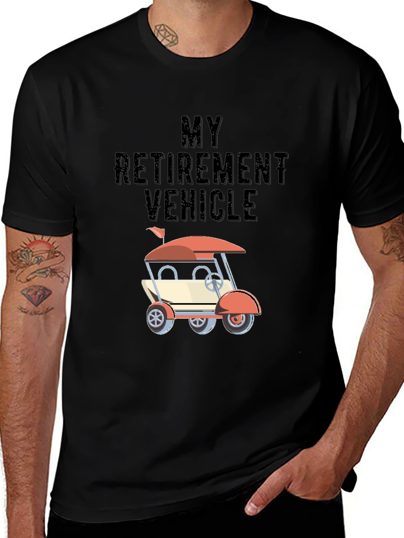 Variant 20 of Funny Retirement Vehicle T-Shirt