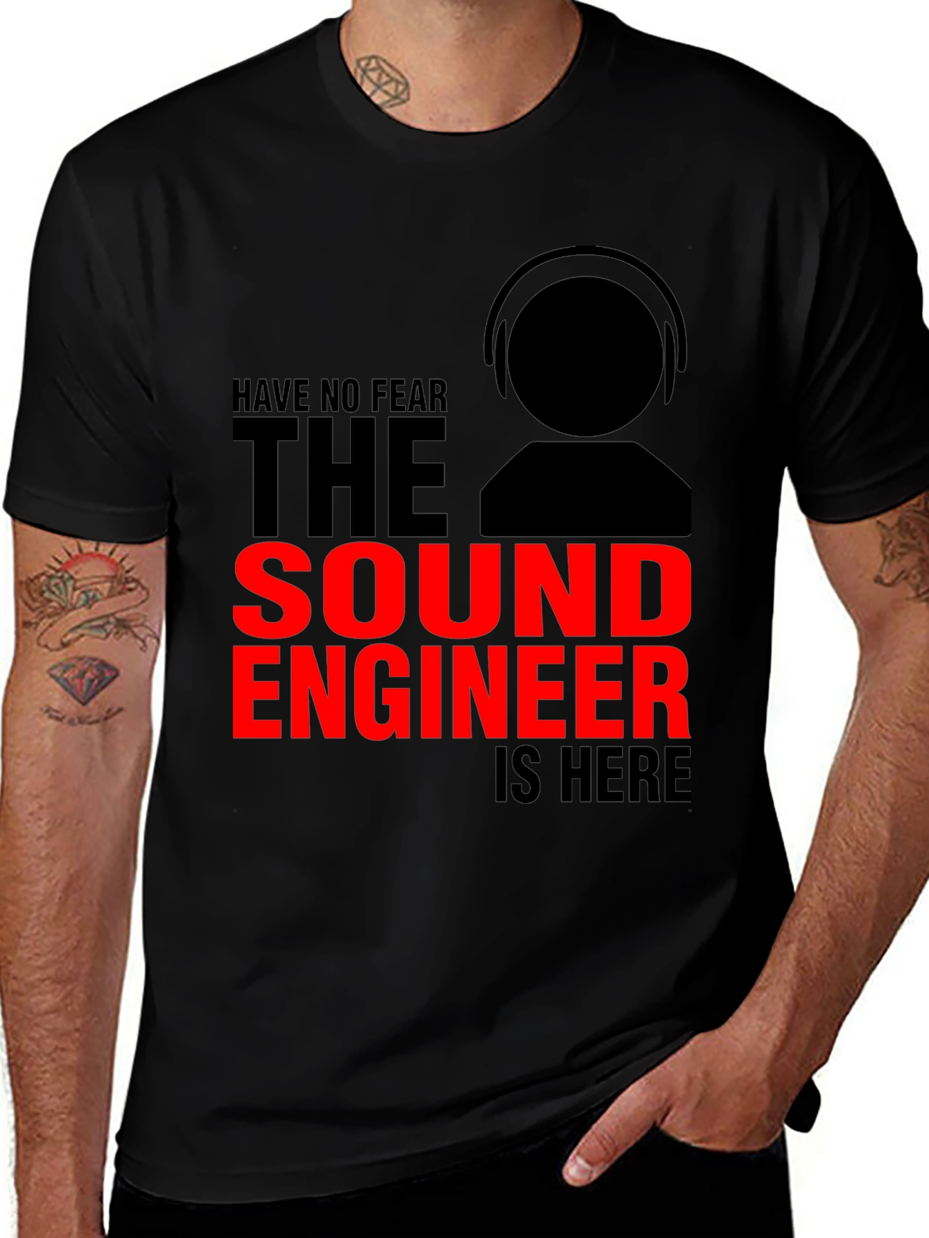 Variant 18 of Sound Engineer T-Shirt - Music Lover Tee