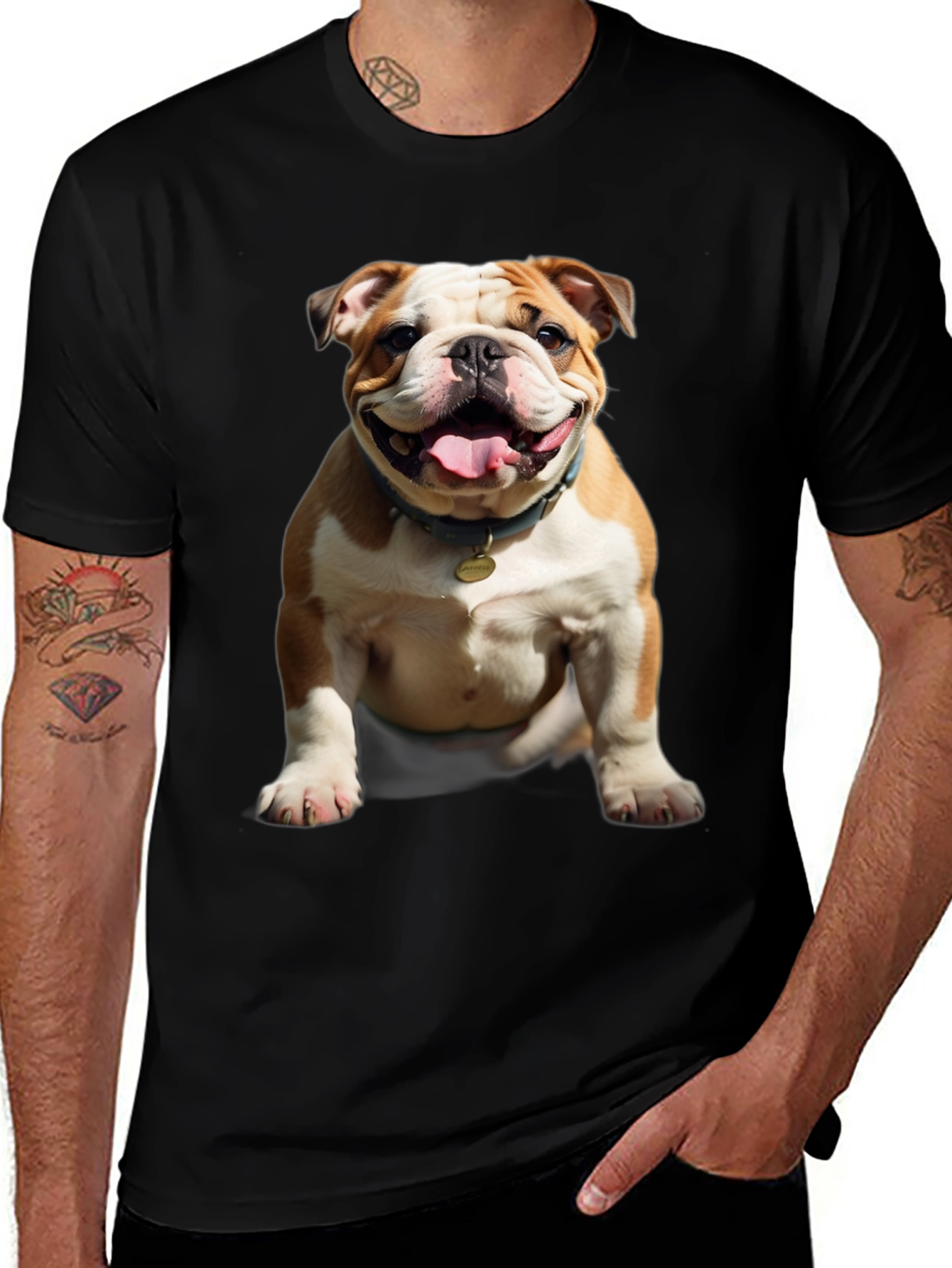 Bulldog Graphic Tee - Cute Dog Lover T-Shirt