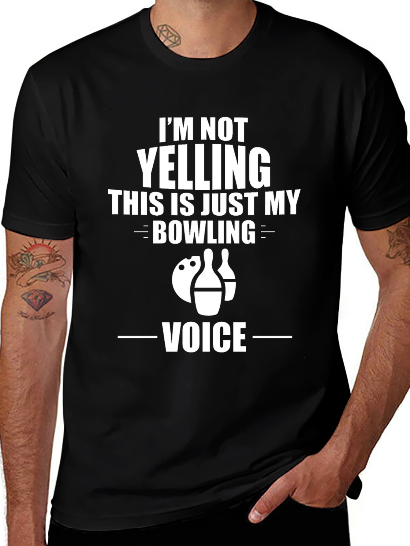 Variant 15 of Bowling Voice T-Shirt - Funny Bowler Tee