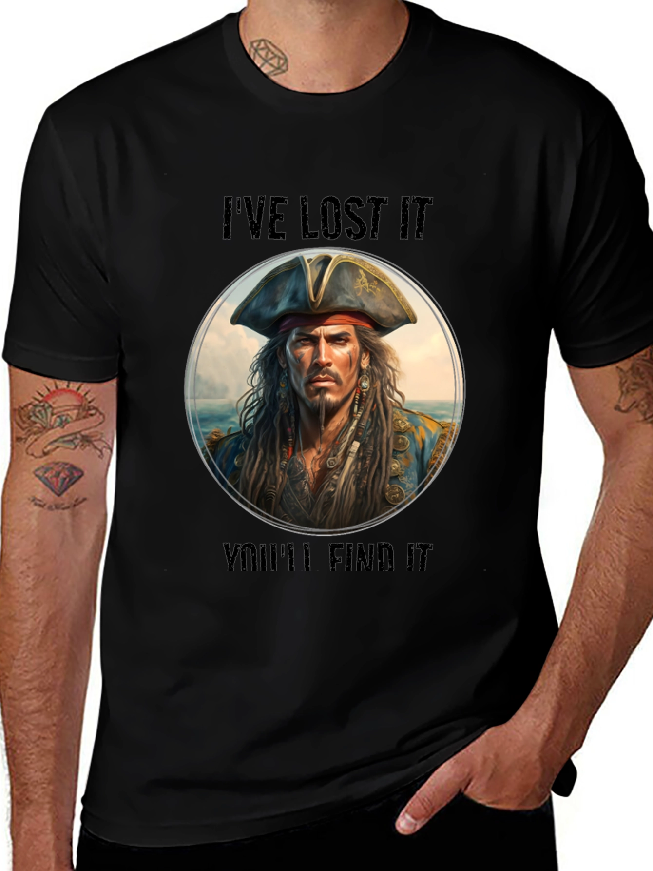 Variant 17 of Captain Jack Sparrow T-Shirt - I've Lost It