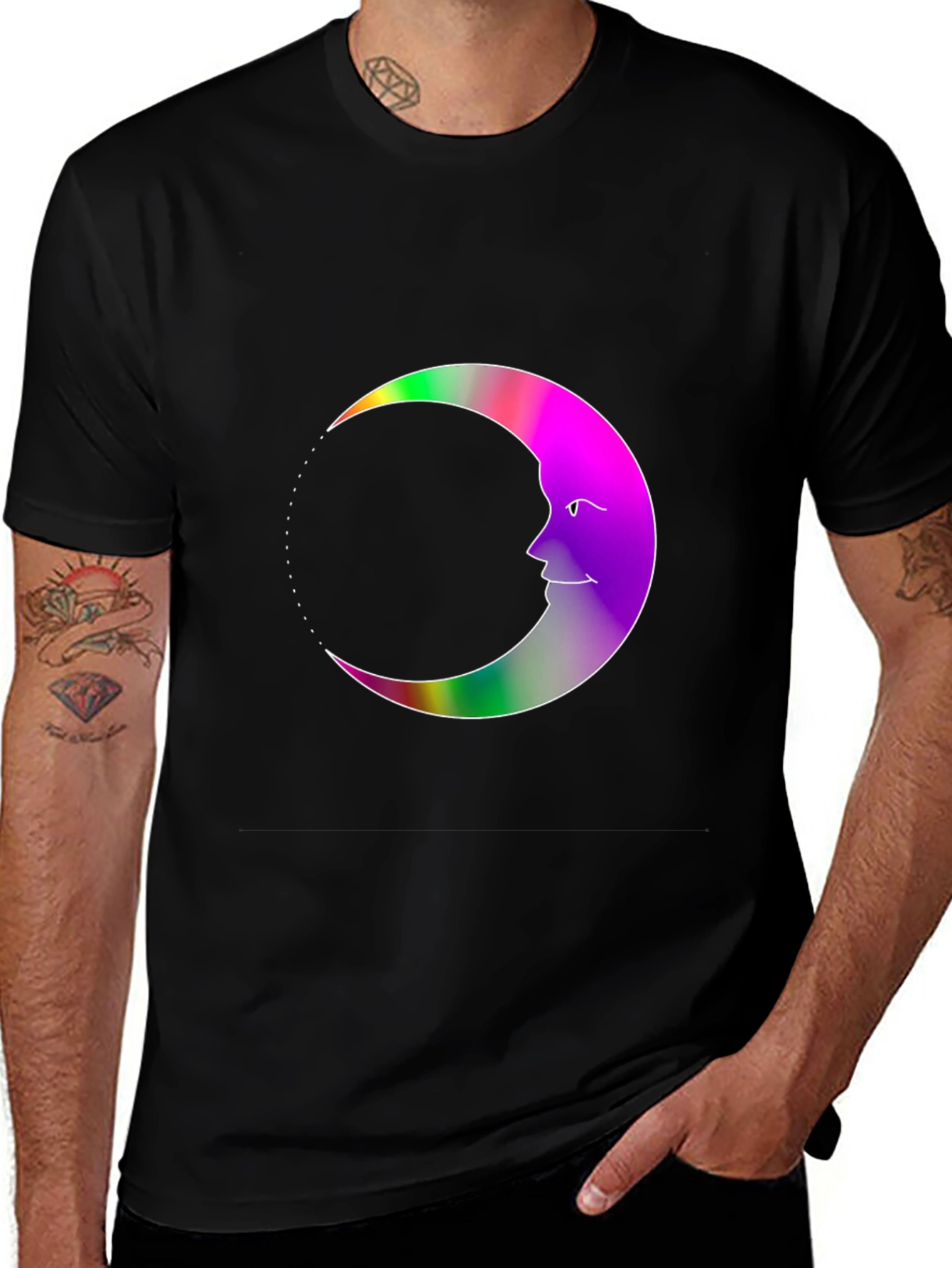 Variant 8 of Celestial Crescent Moon T-Shirt