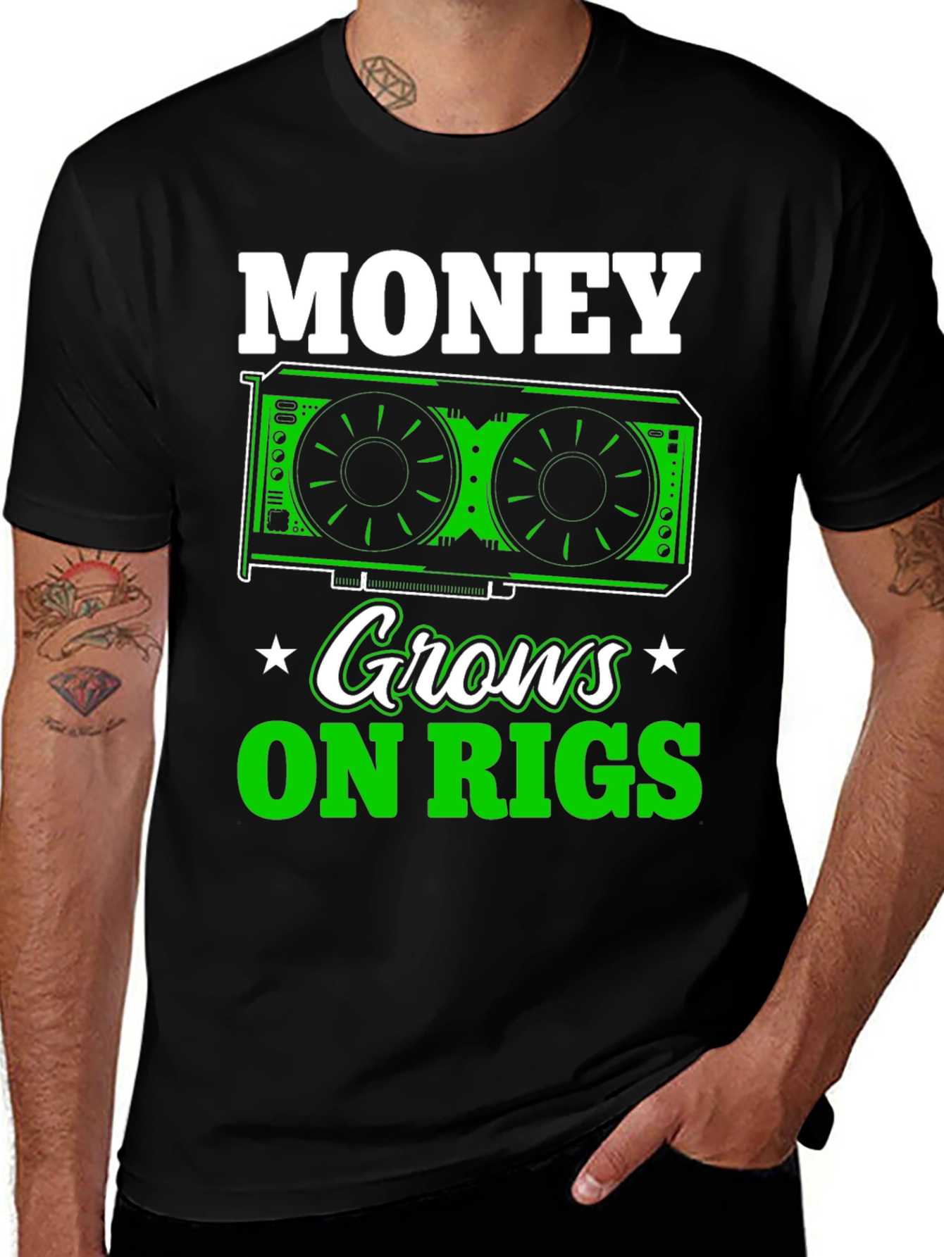 Variant 7 of Money Grows on Rigs T-Shirt