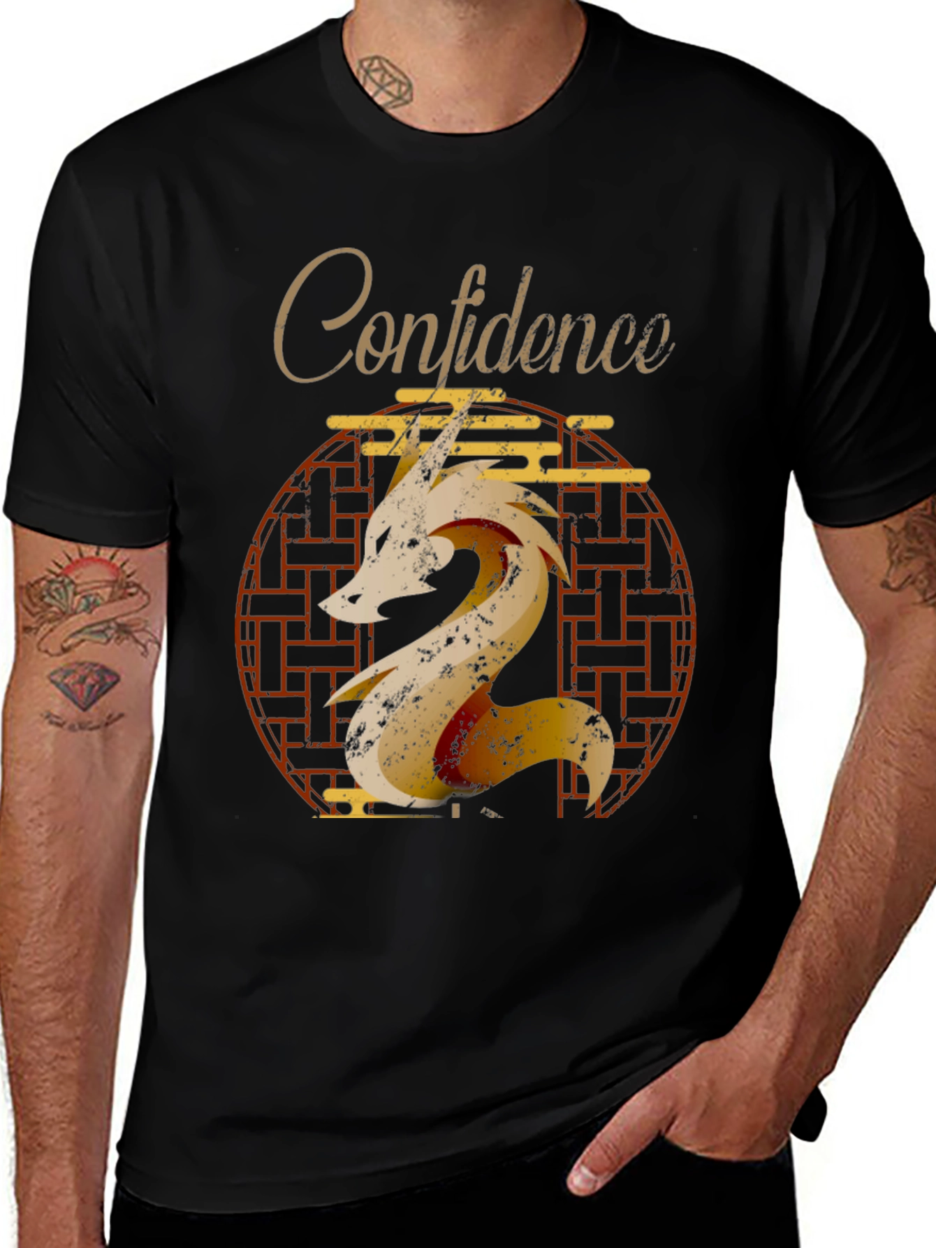 Variant 13 of Confidence Dragon Graphic Tee
