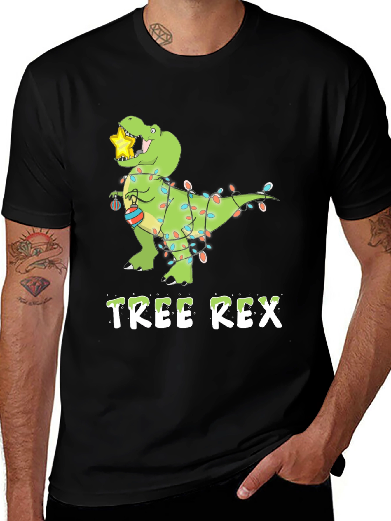 Tree Rex Christmas T-Shirt