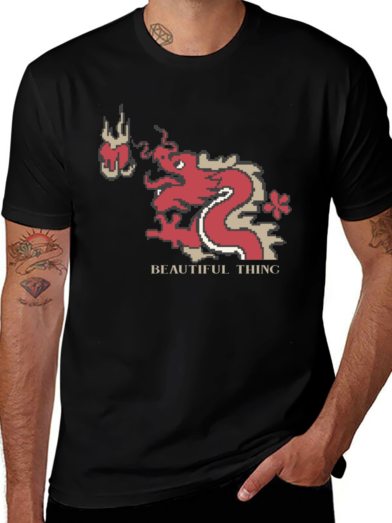 Variant 20 of Pixel Dragon Beautiful Thing Graphic Tee
