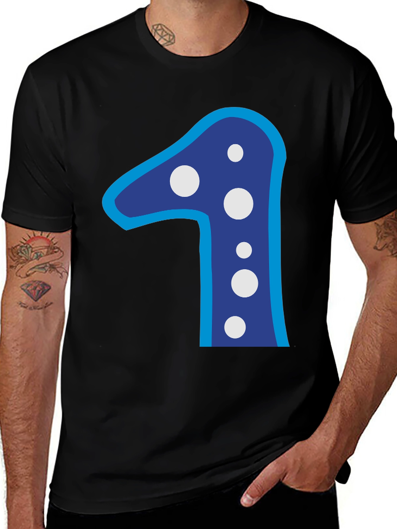 Funky Number One Graphic Tee