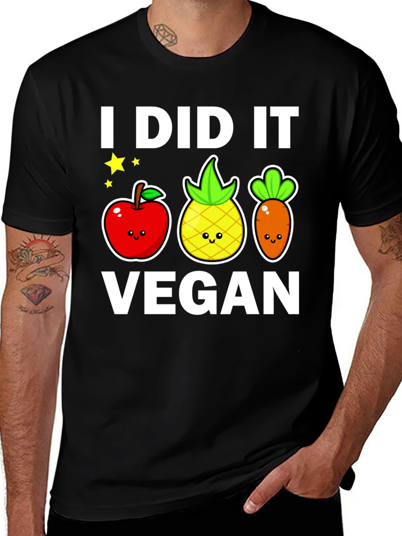 Variant 25 of I Did It Vegan T-Shirt