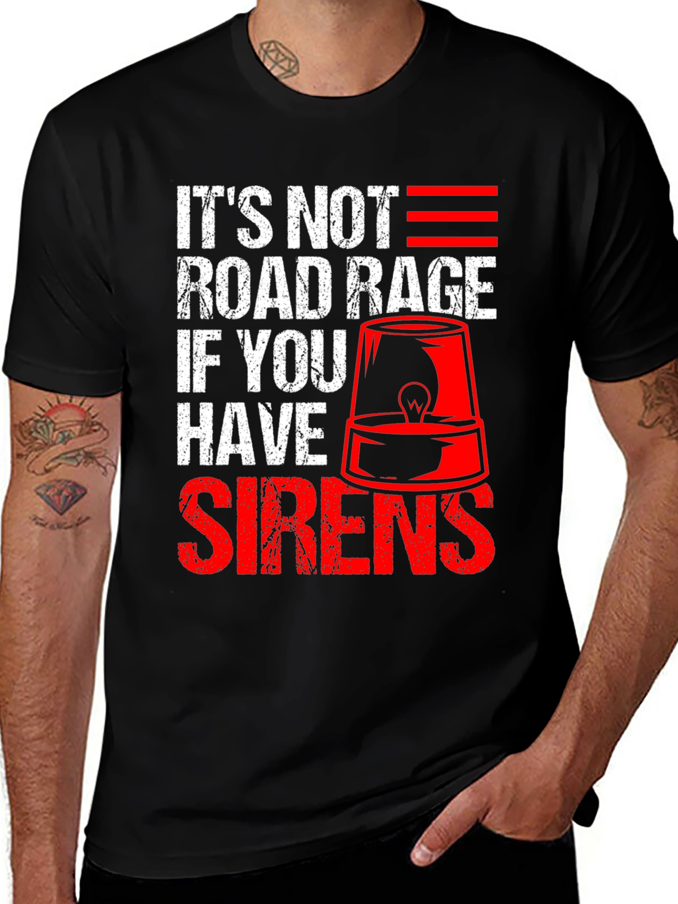 Variant 12 of Road Rage Sirens Graphic T-Shirt
