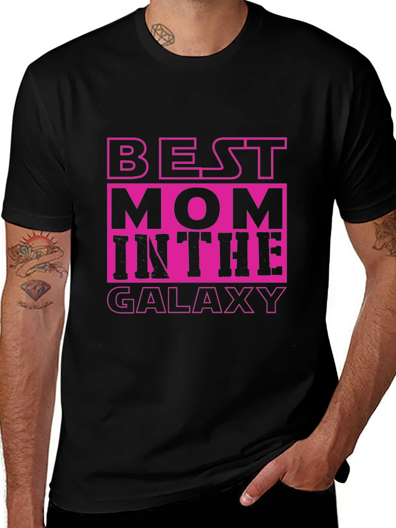 Best Mom in the Galaxy T-Shirt - Graphic Tee