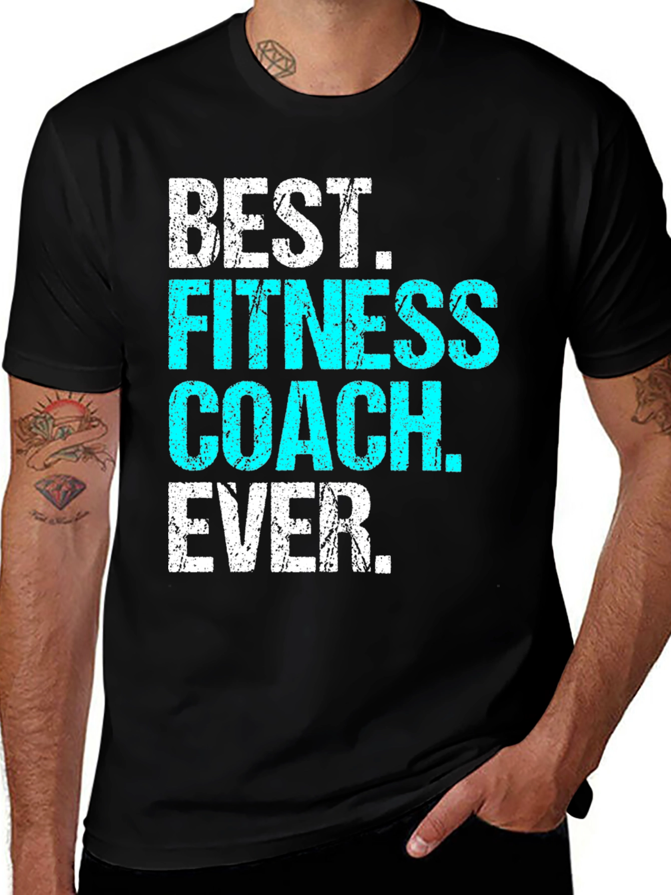 Variant 20 of Best Fitness Coach Ever Graphic T-Shirt