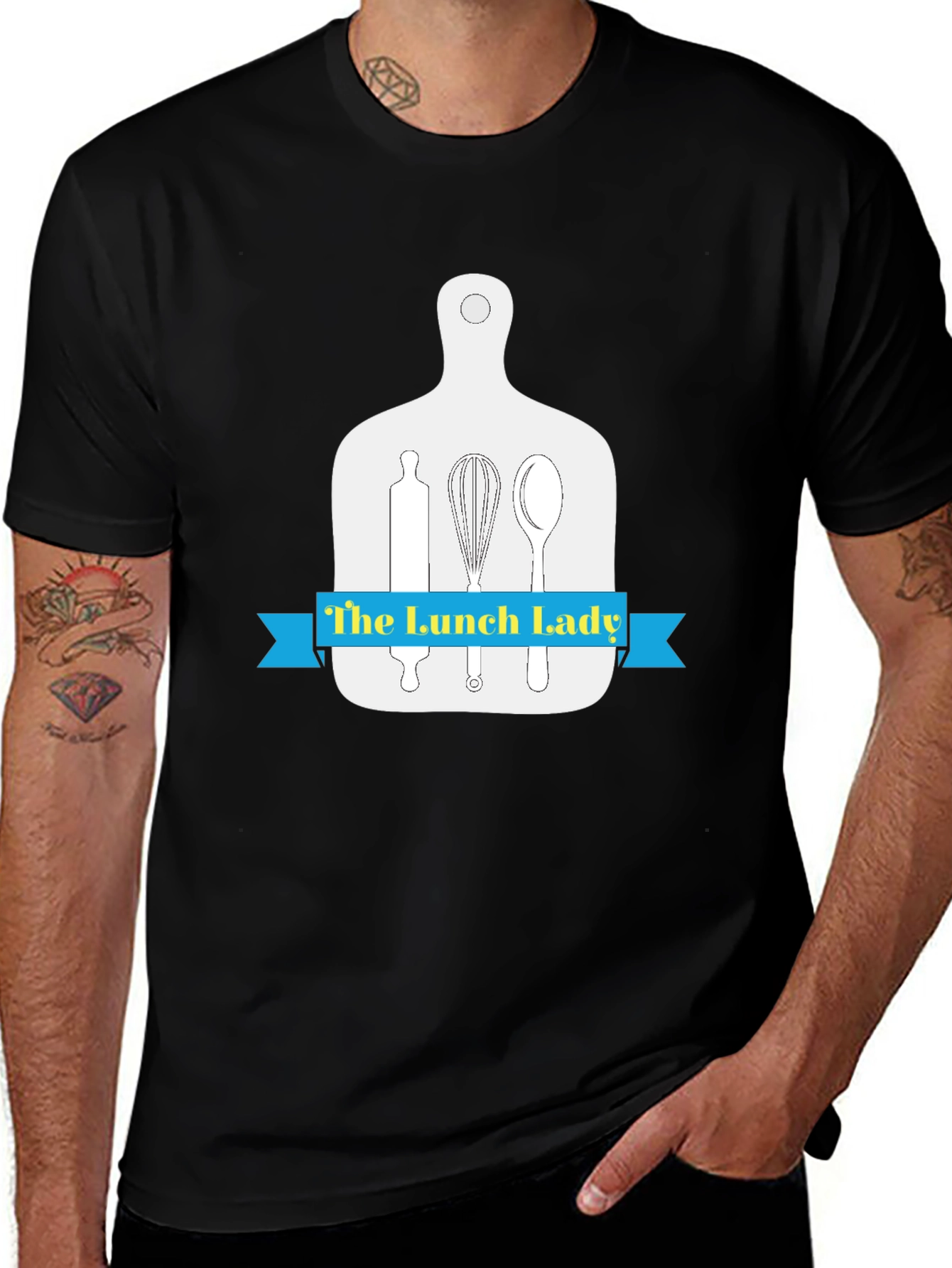 Variant 26 of The Lunch Lady Graphic T-Shirt - Kitchen Humor Tee