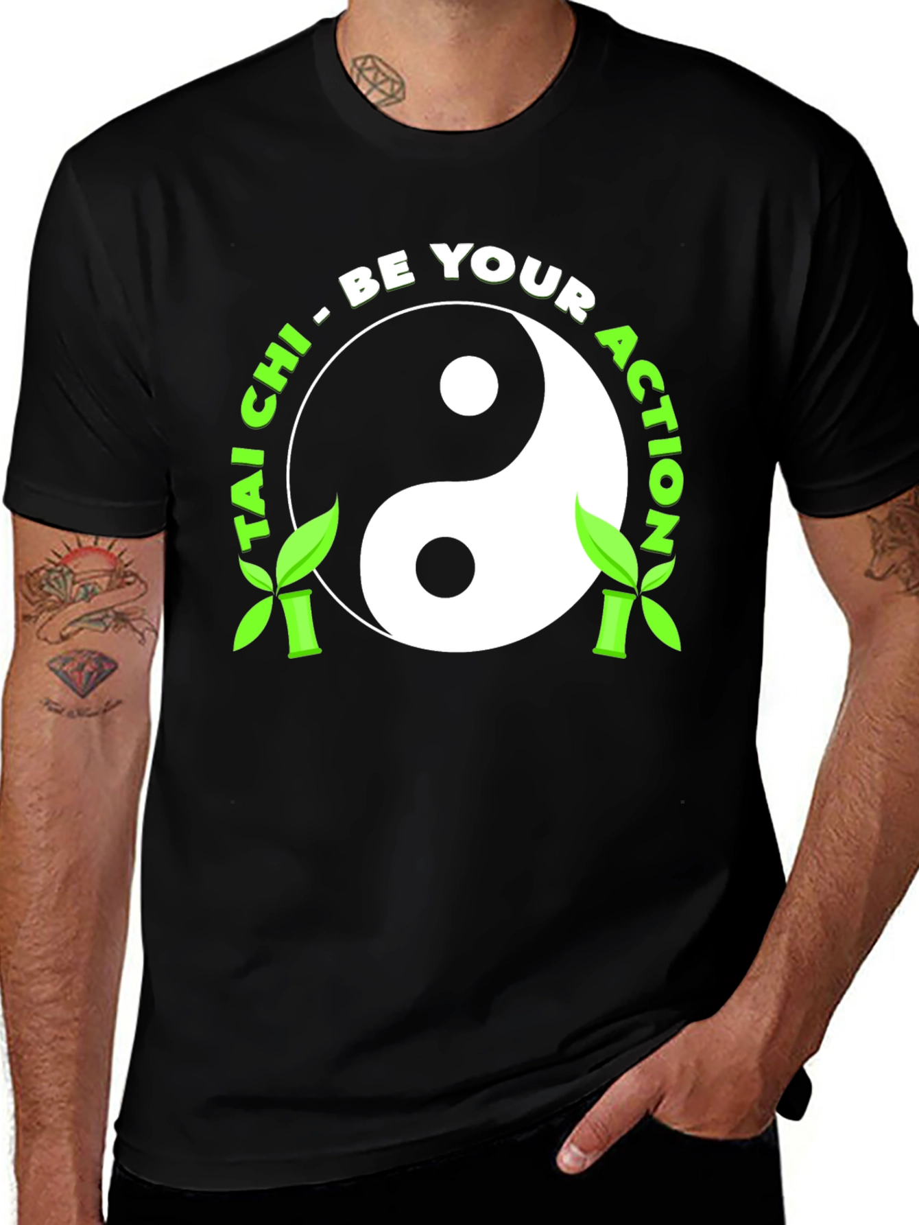 Tai Chi Yin Yang T-Shirt - Be Your Action!