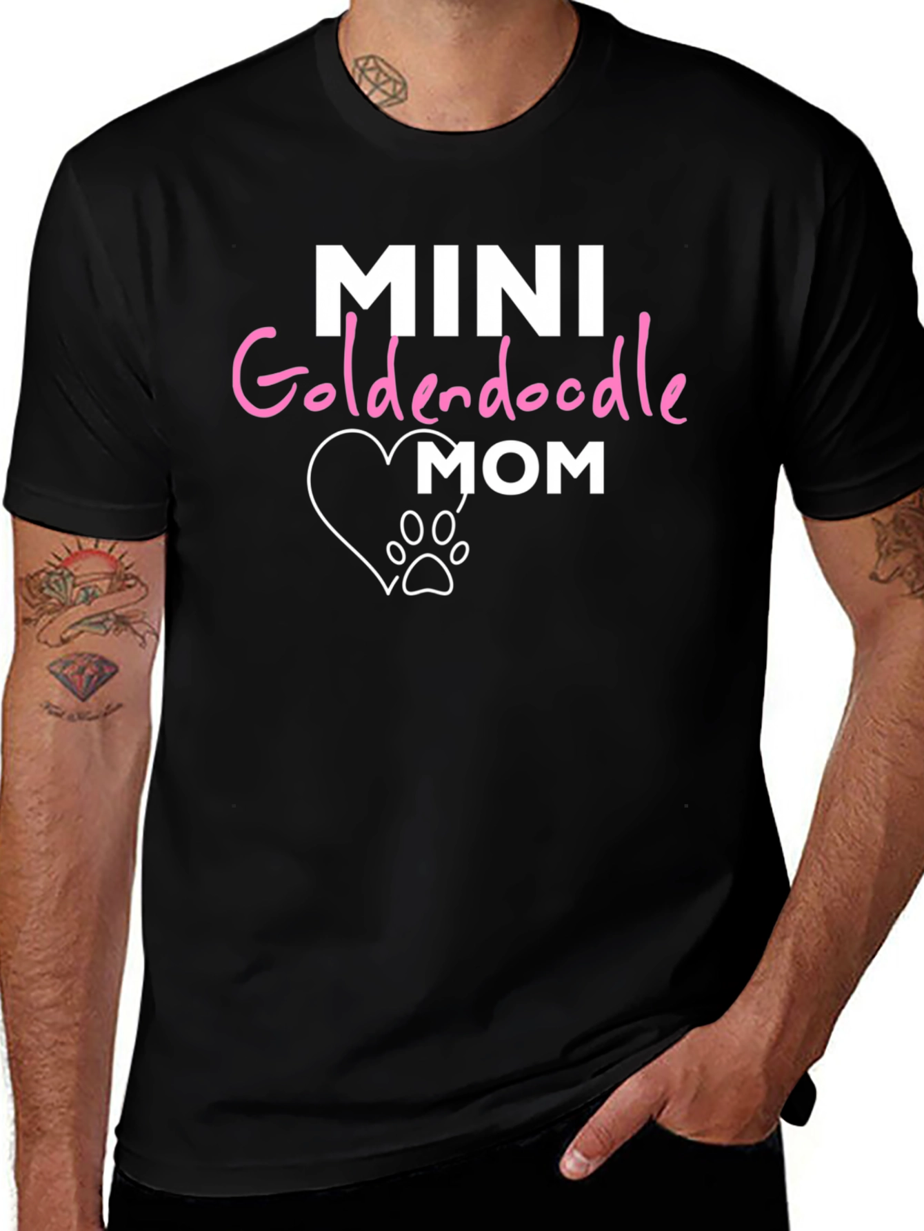 Mini Goldendoodle Mom T-Shirt - Dog Lover Tee